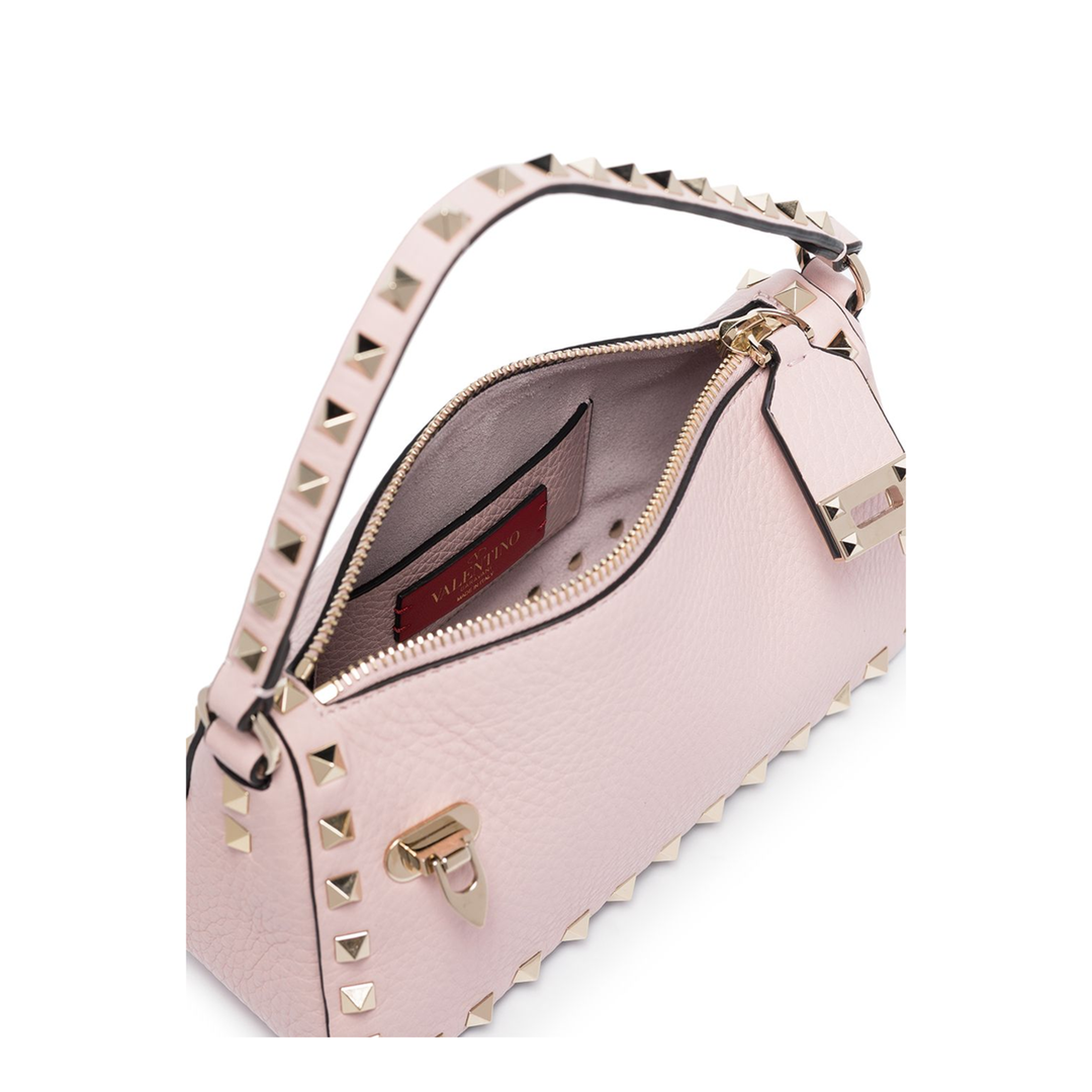 Rockstud Spike Small Nappa Bag - Poudre - Image 2