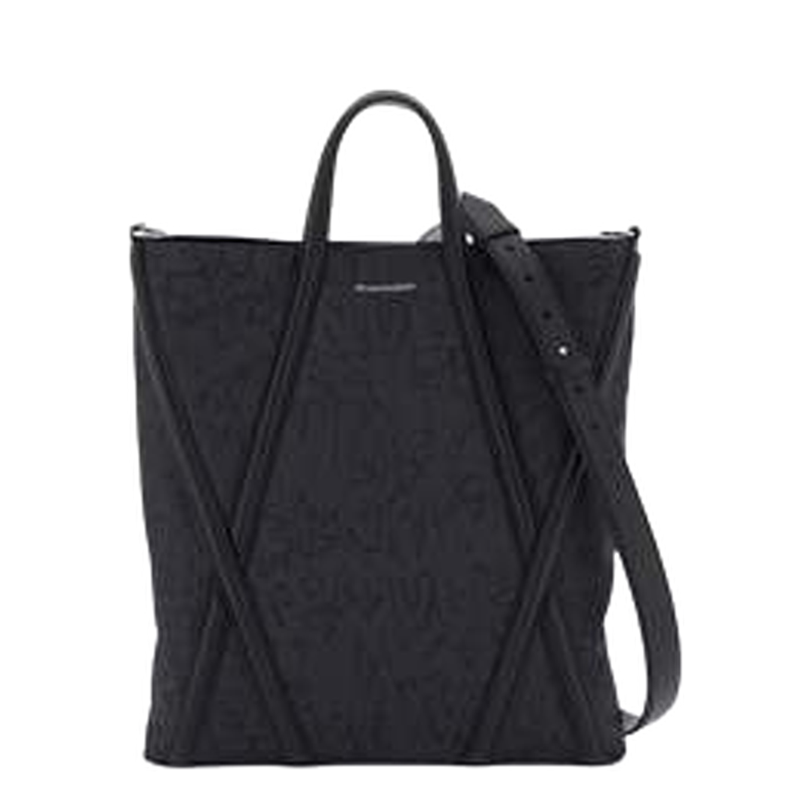 Harness Calf Leather Tote - Black - Image 5