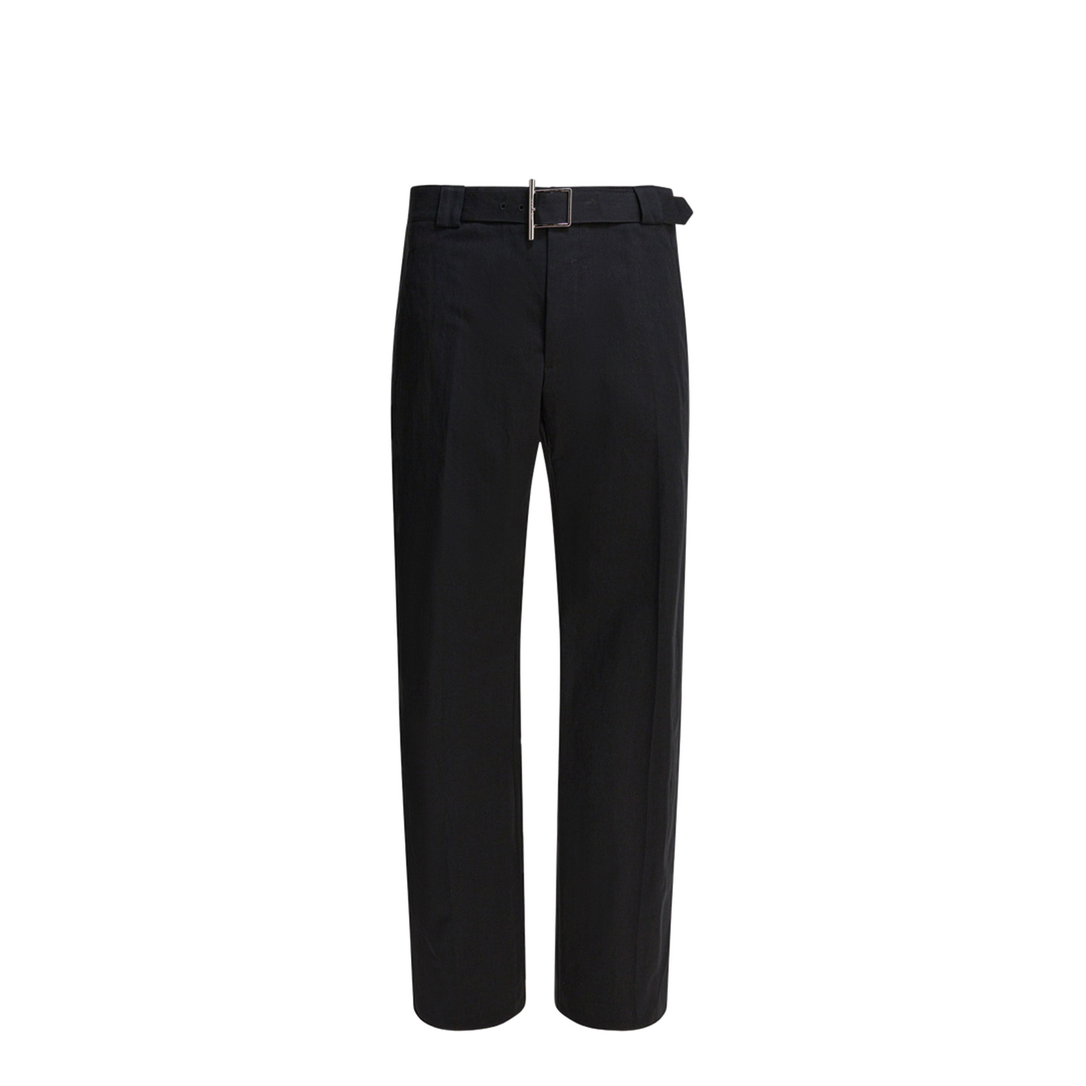 Pants with T-Bar Belt - Image 1