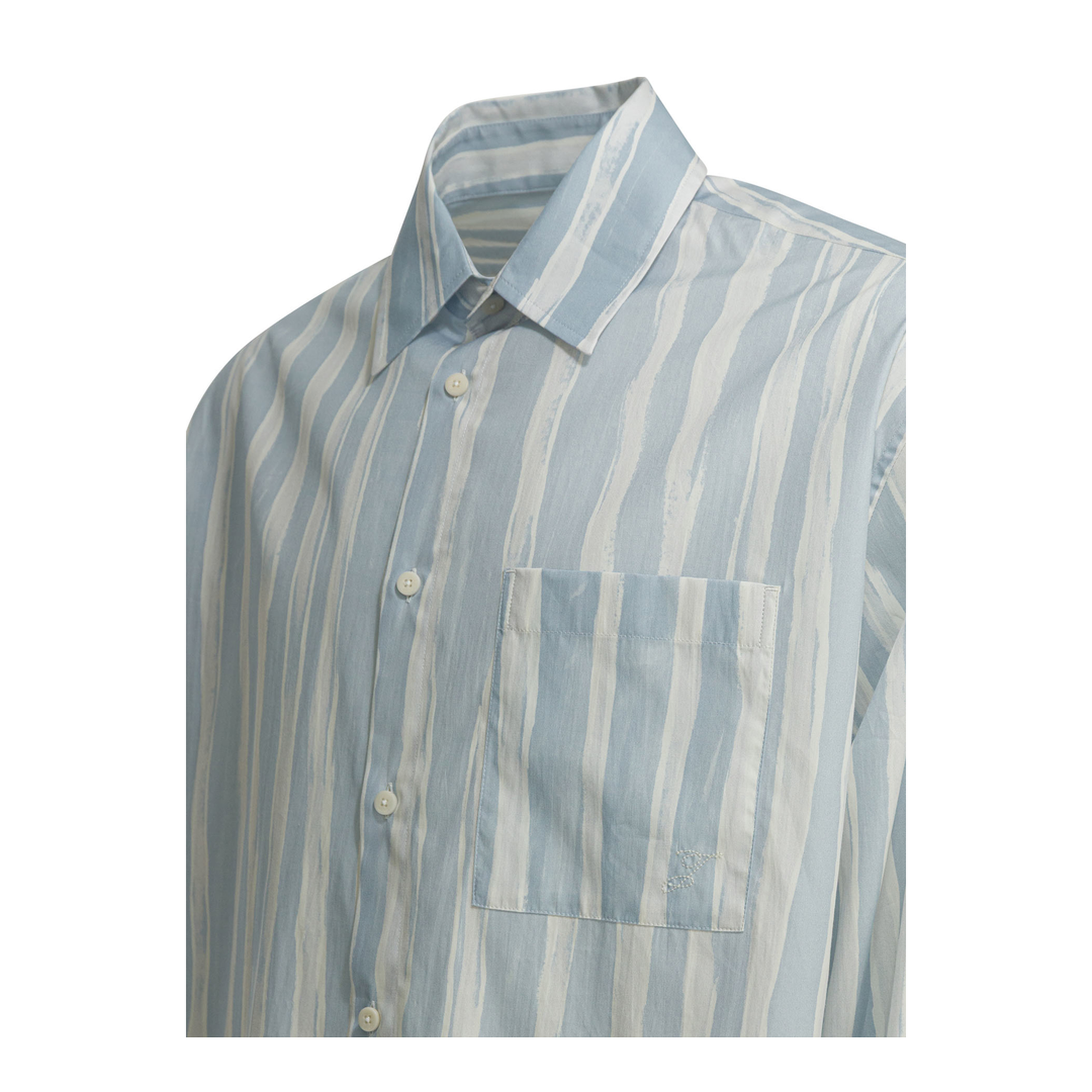 Striped Cotton Shirt - Image 4