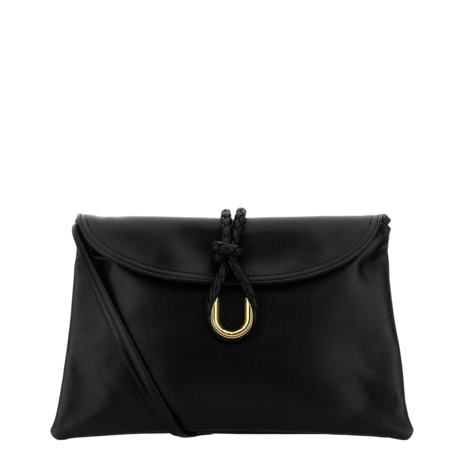Liberta Small Leather Crossbody Bags - Black - Image 1