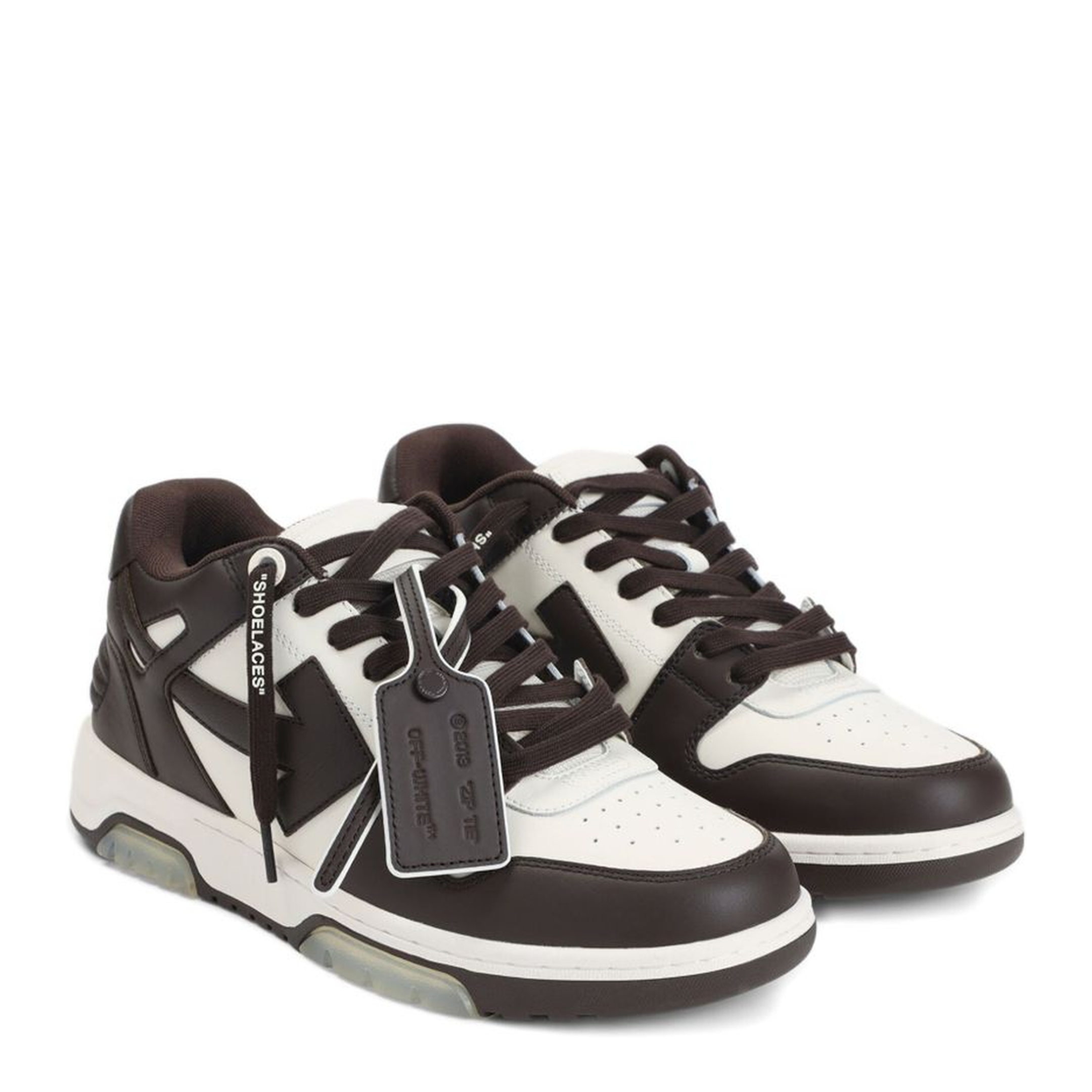 Out Of Office OOO Low Tops Chocolate White - Image 2