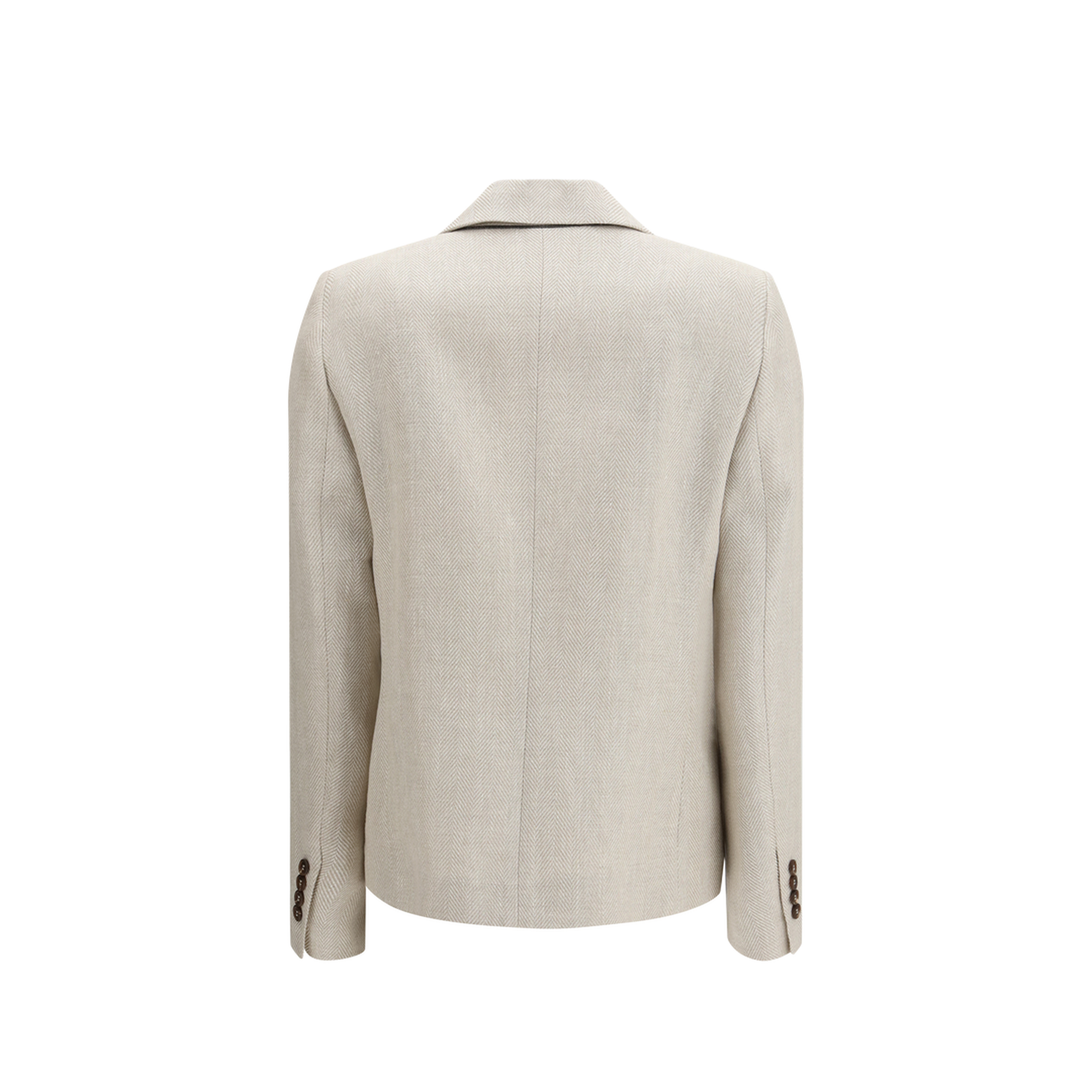 Button Herringbone Blazer - Image 2