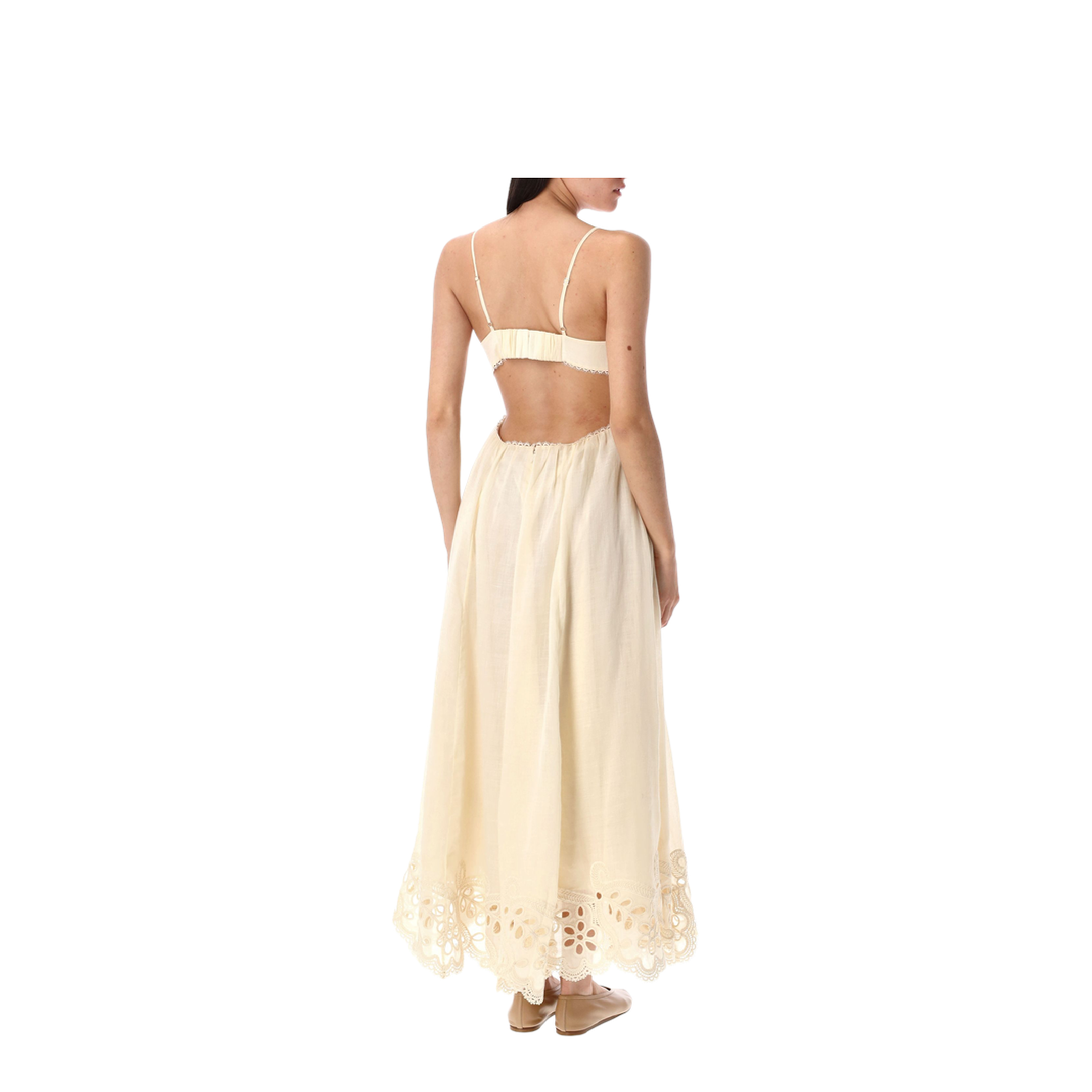 Coco Embroidered Long Dress - Image 2