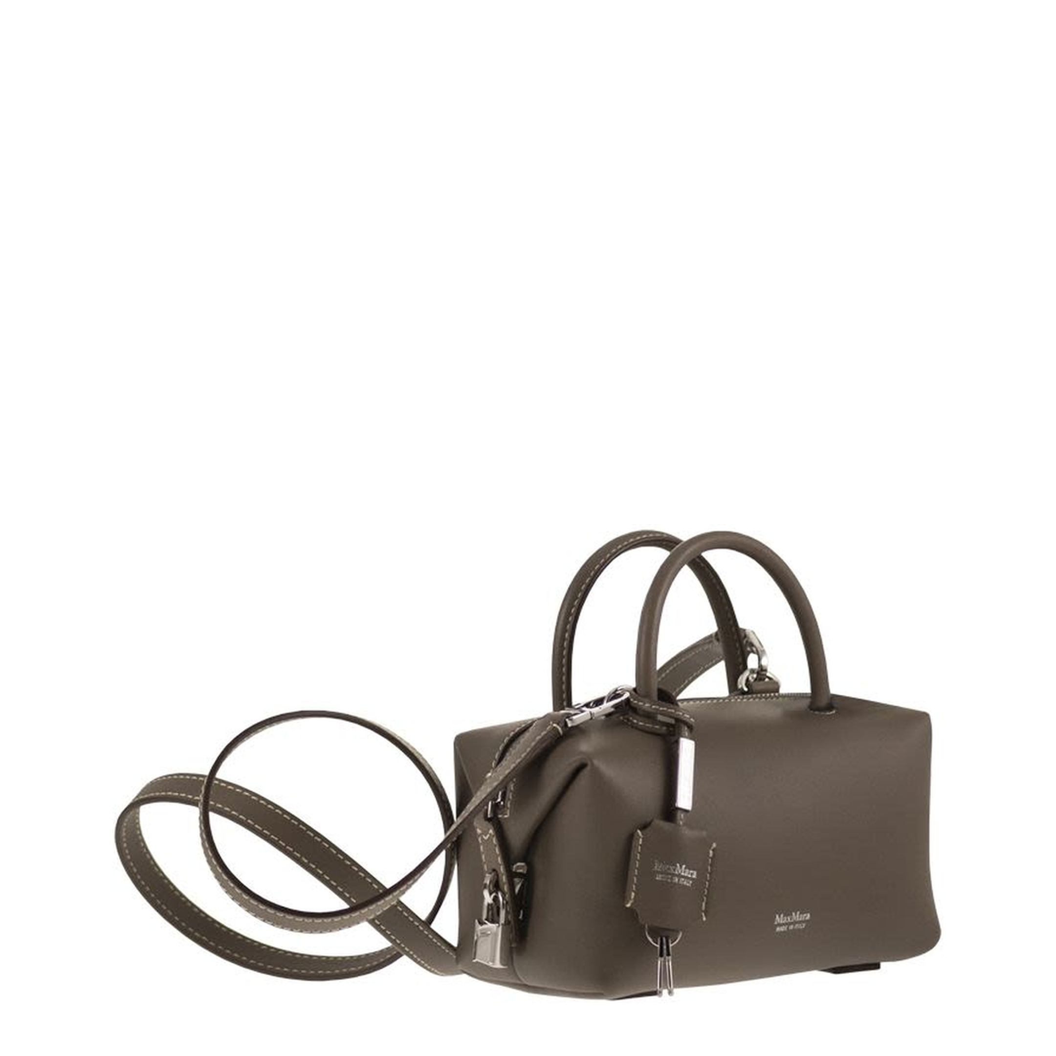 Holdalls Leather Handbag - Brown - Image 4