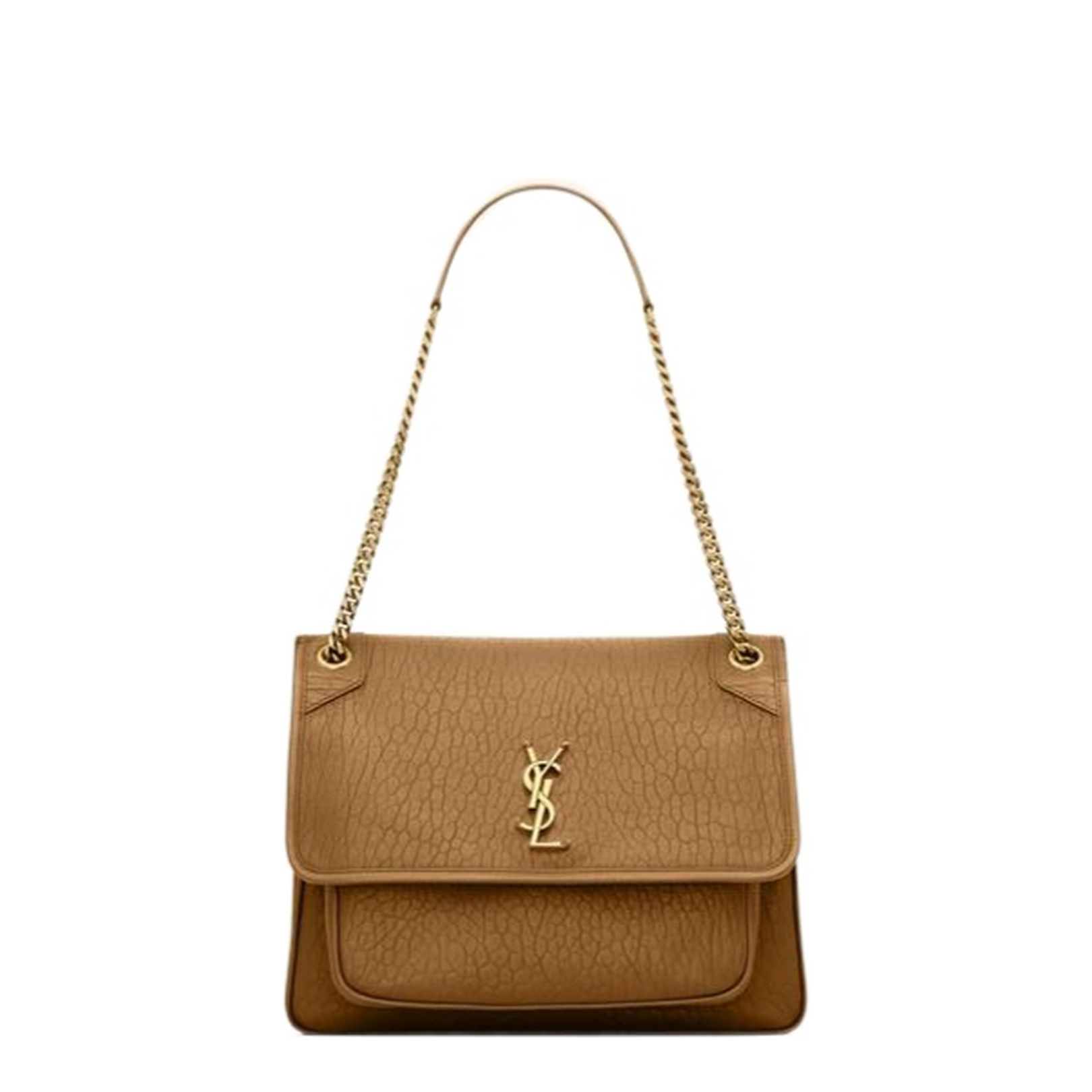 Niki Large Hand Bag Leather Brown - Image 1