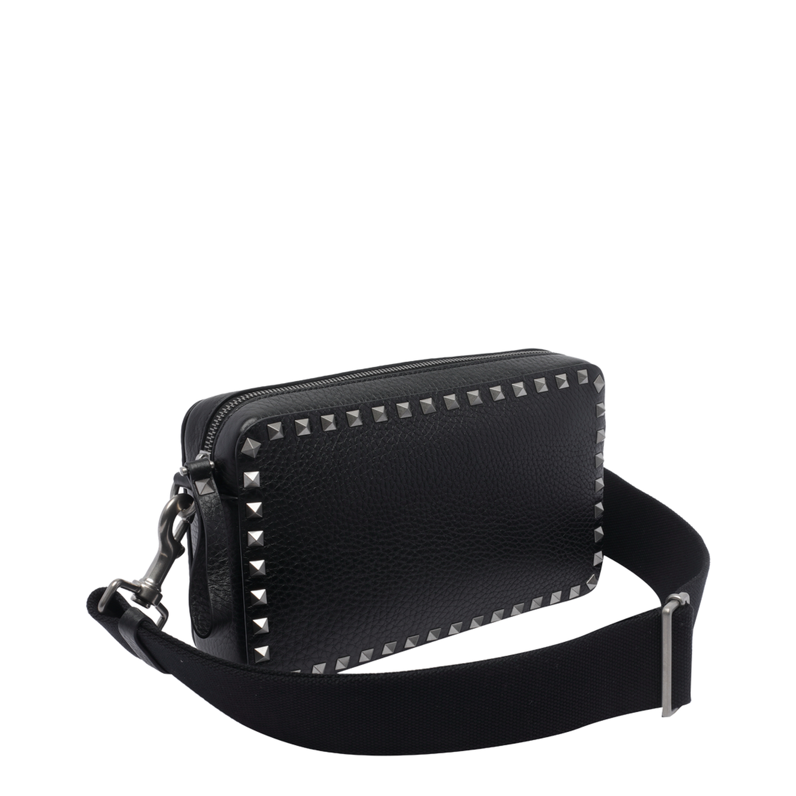 Rockstud Crossbody Bag - Black - Image 2