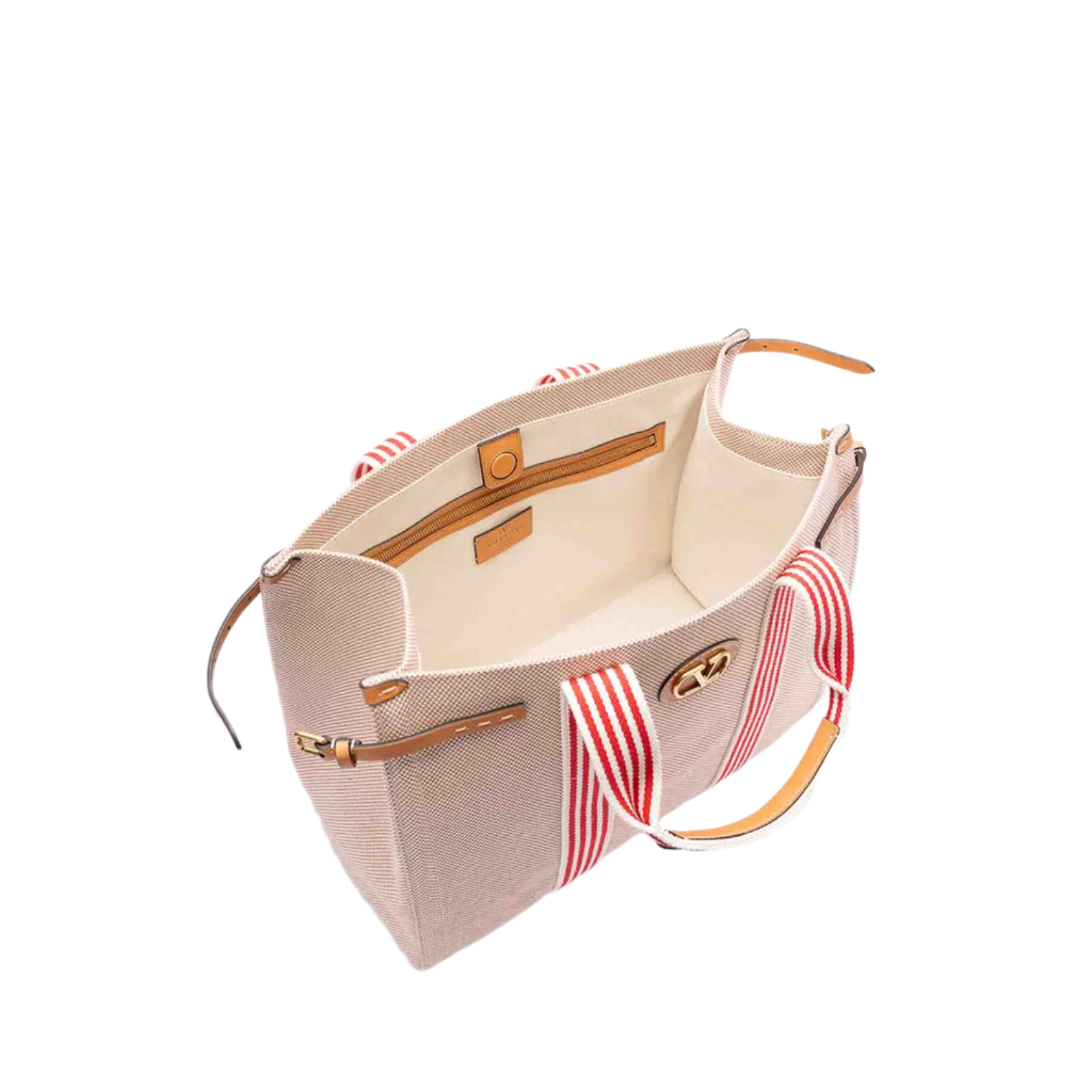 Two-tone Canvas Antibes Shopping Bag - Image 3