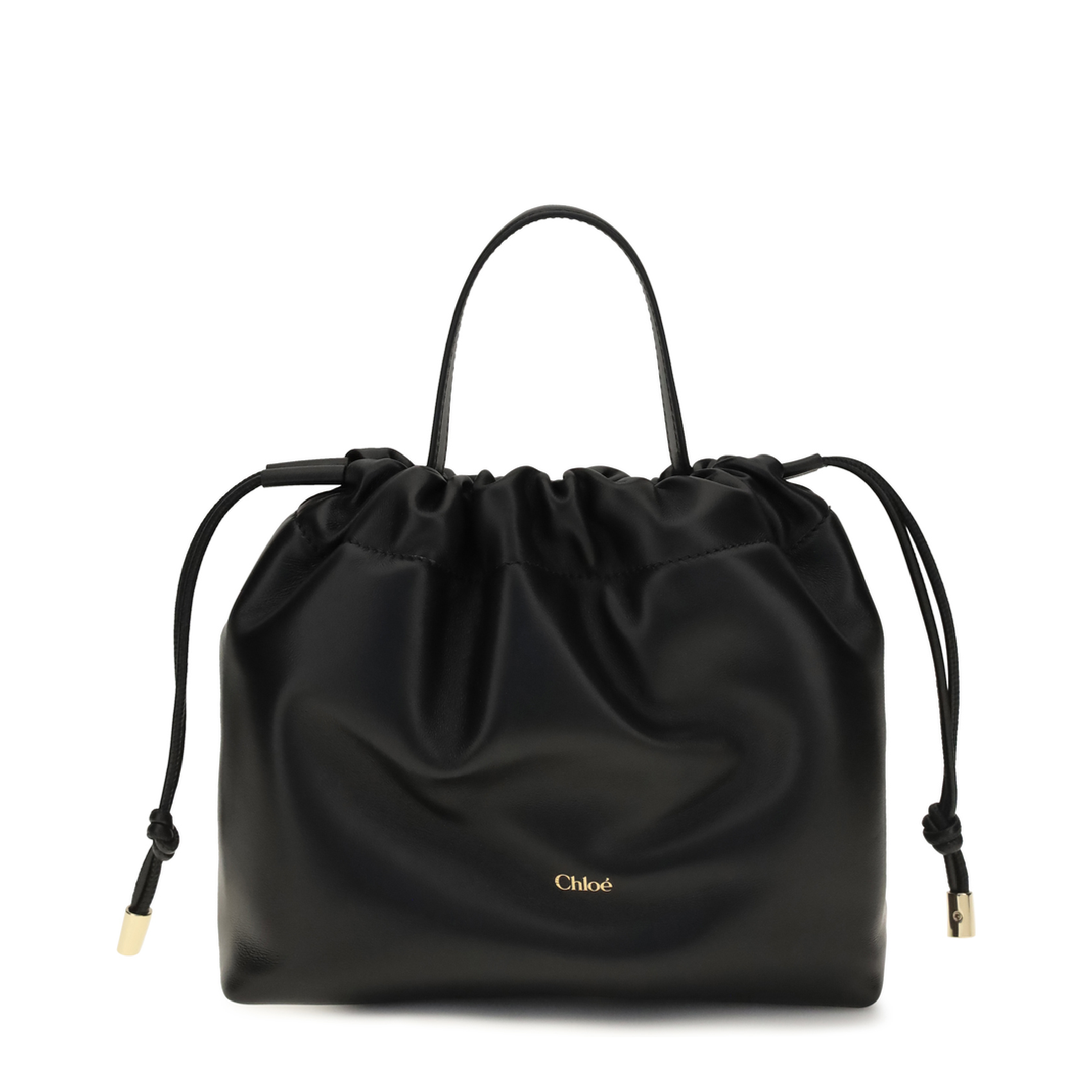 Icons Small Lambskin Shoulder Bag - Black - Image 1