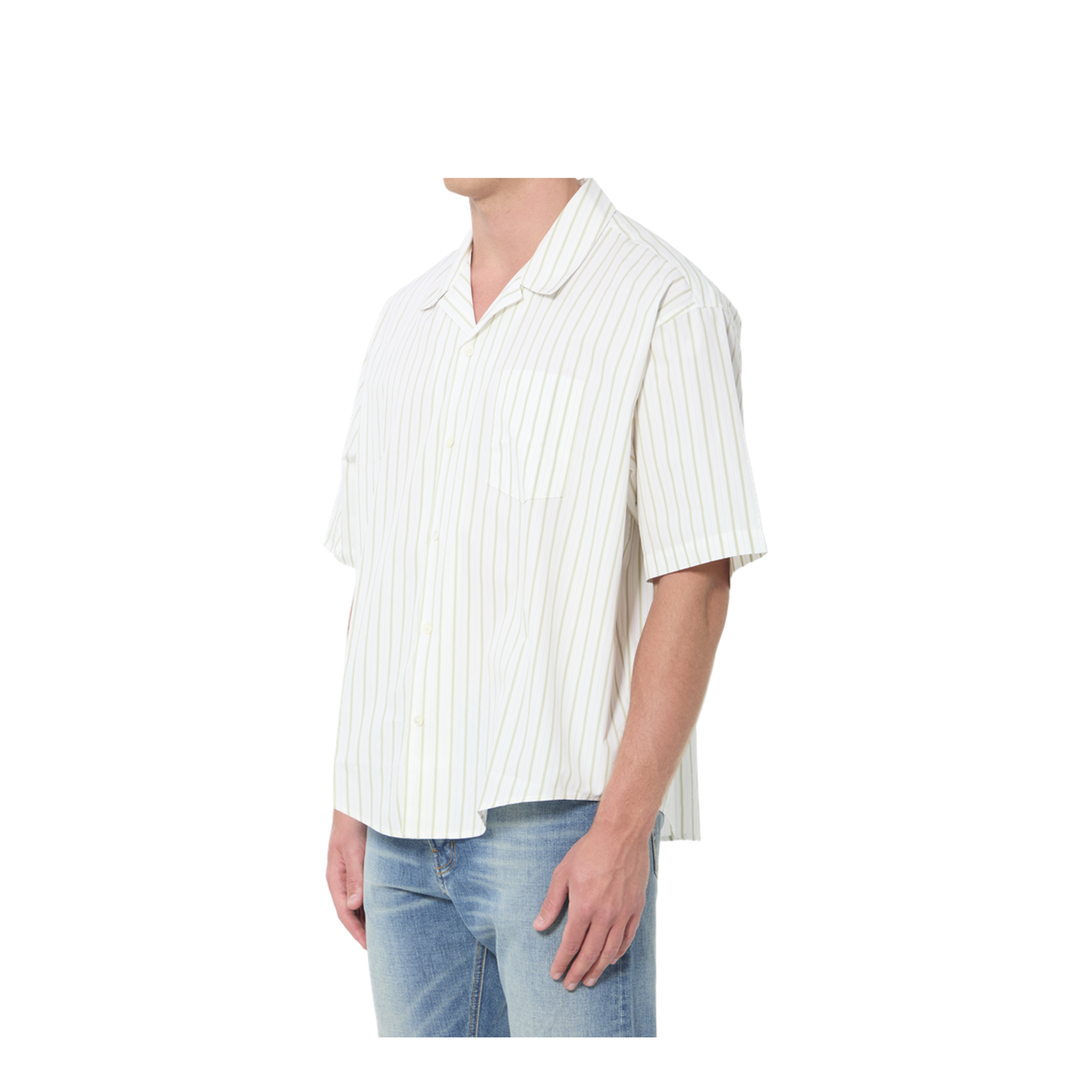 Striped Boxy Shirt - Image 2