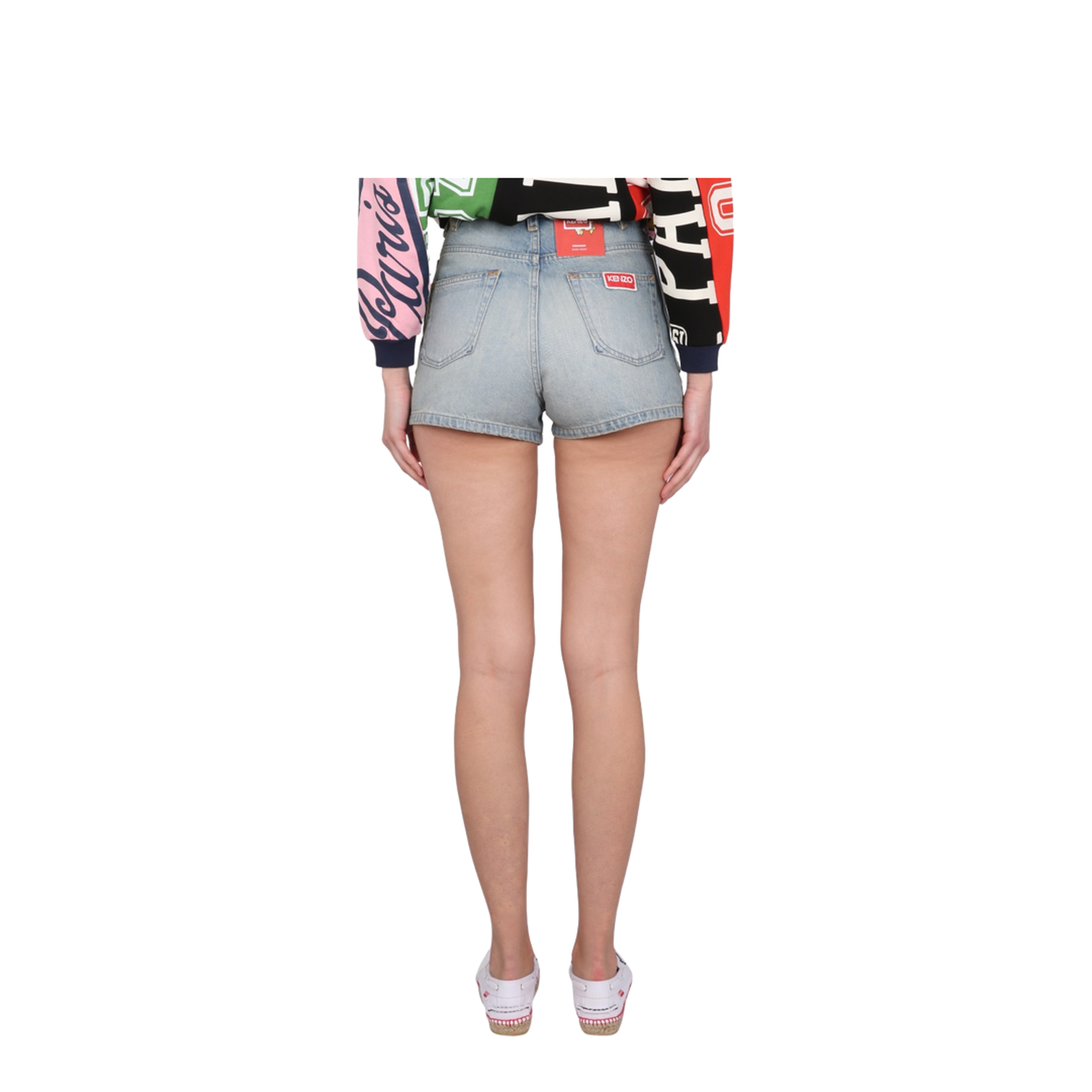 Light-blue denim shorts - Image 4