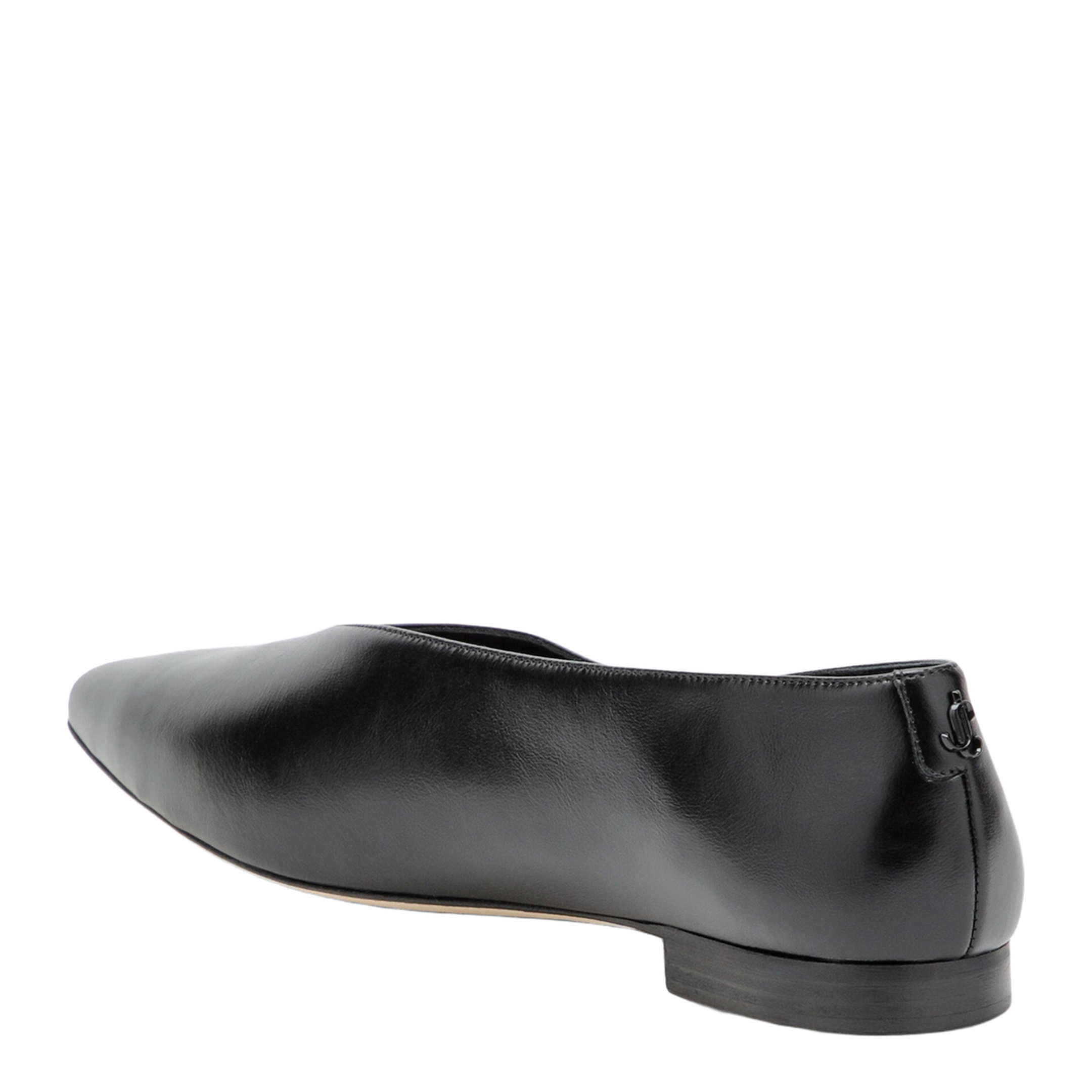Ballet Flats in Black Leather - Image 2