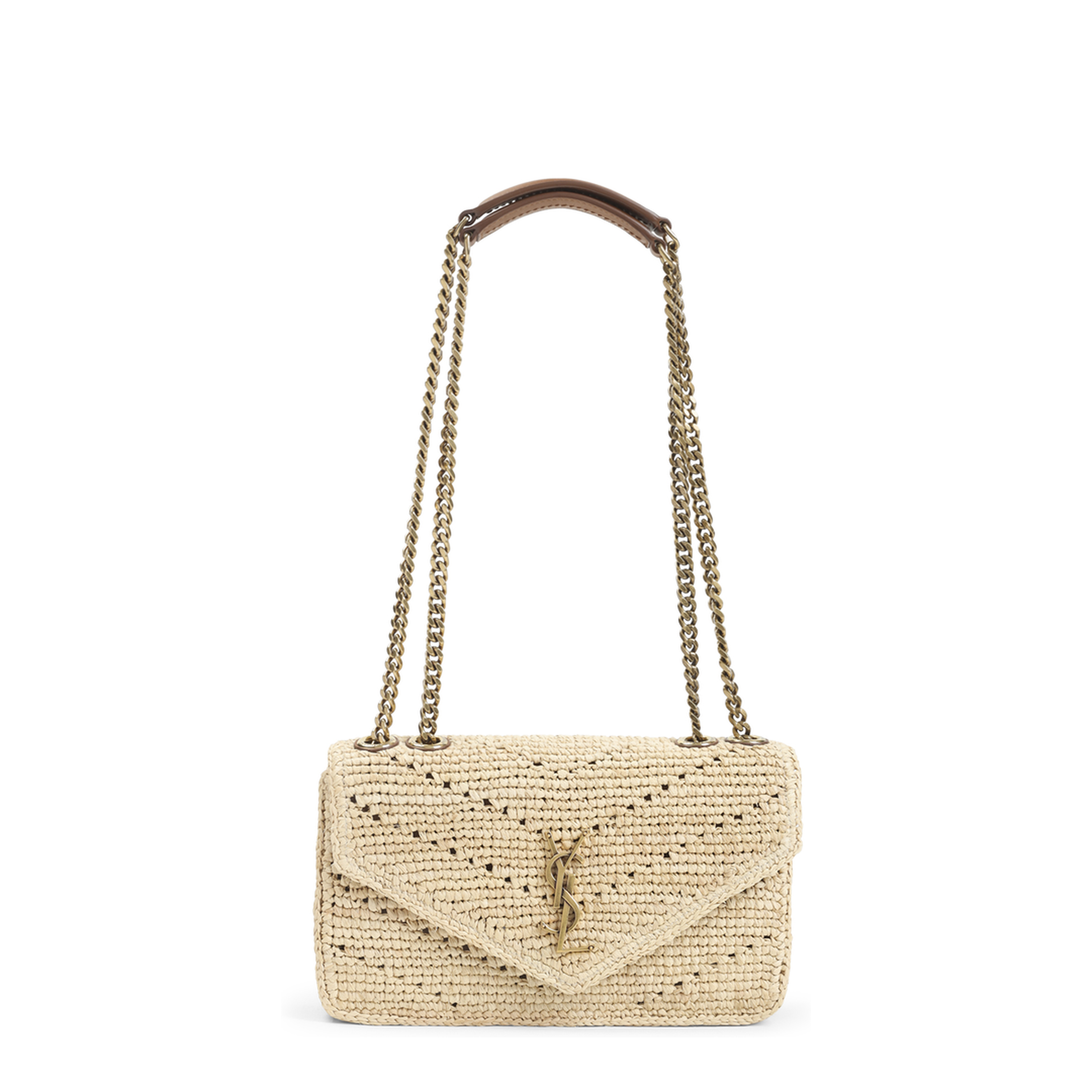 Crochet Raffia Chain Bag - Image 2
