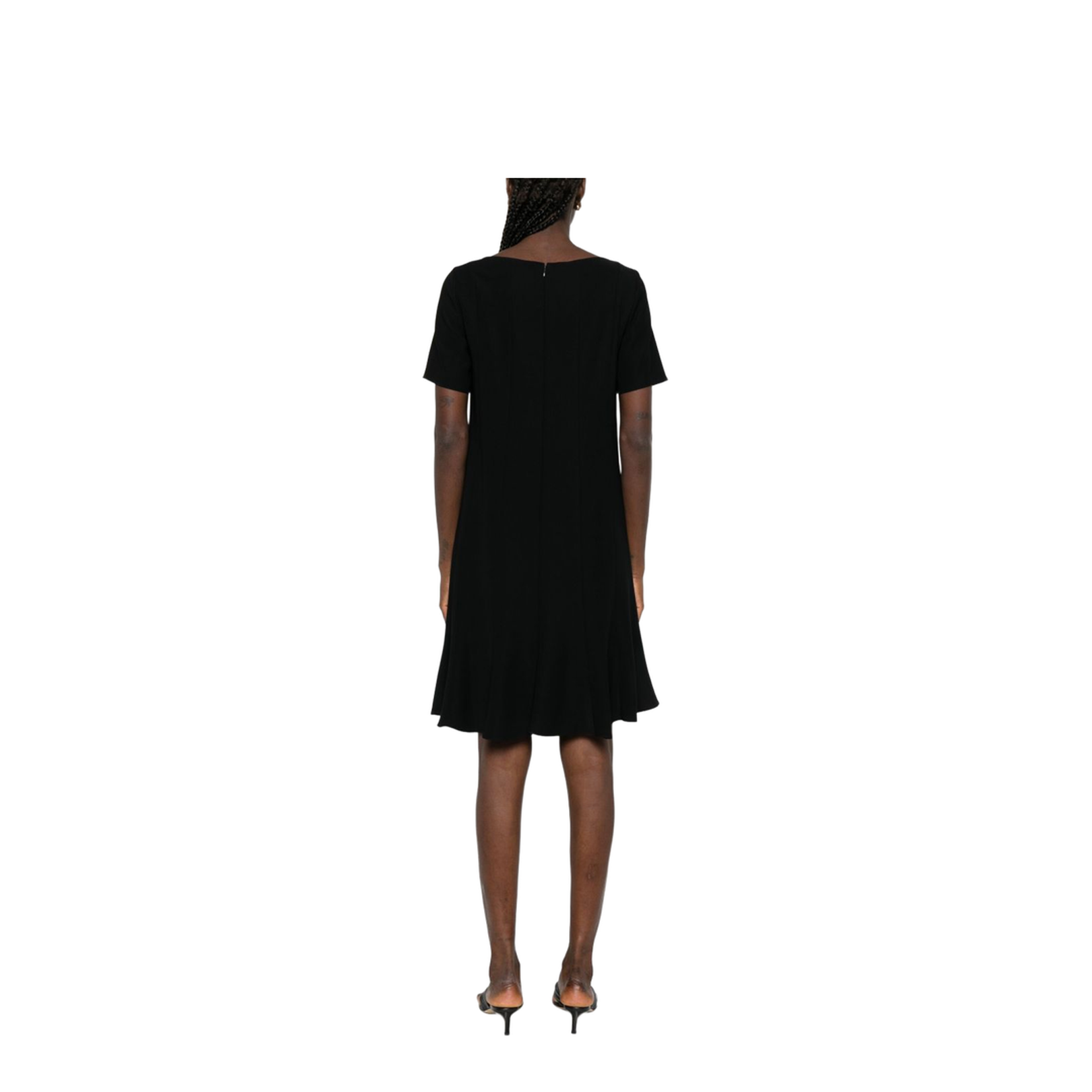 Technical Cady Dress with Pleats - Image 5