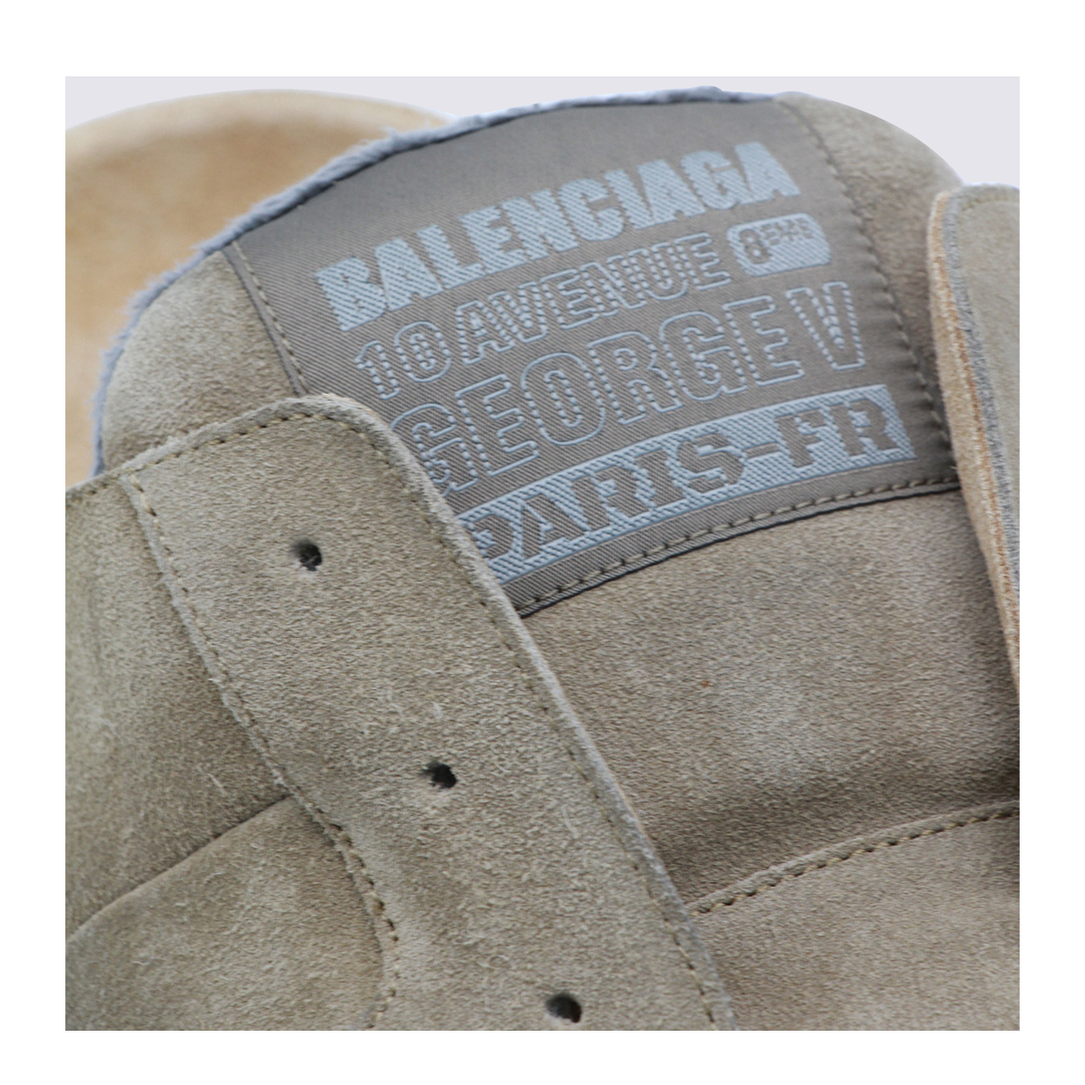 Dumbo Sabot in Distressed Suede Calfskin - Image 8