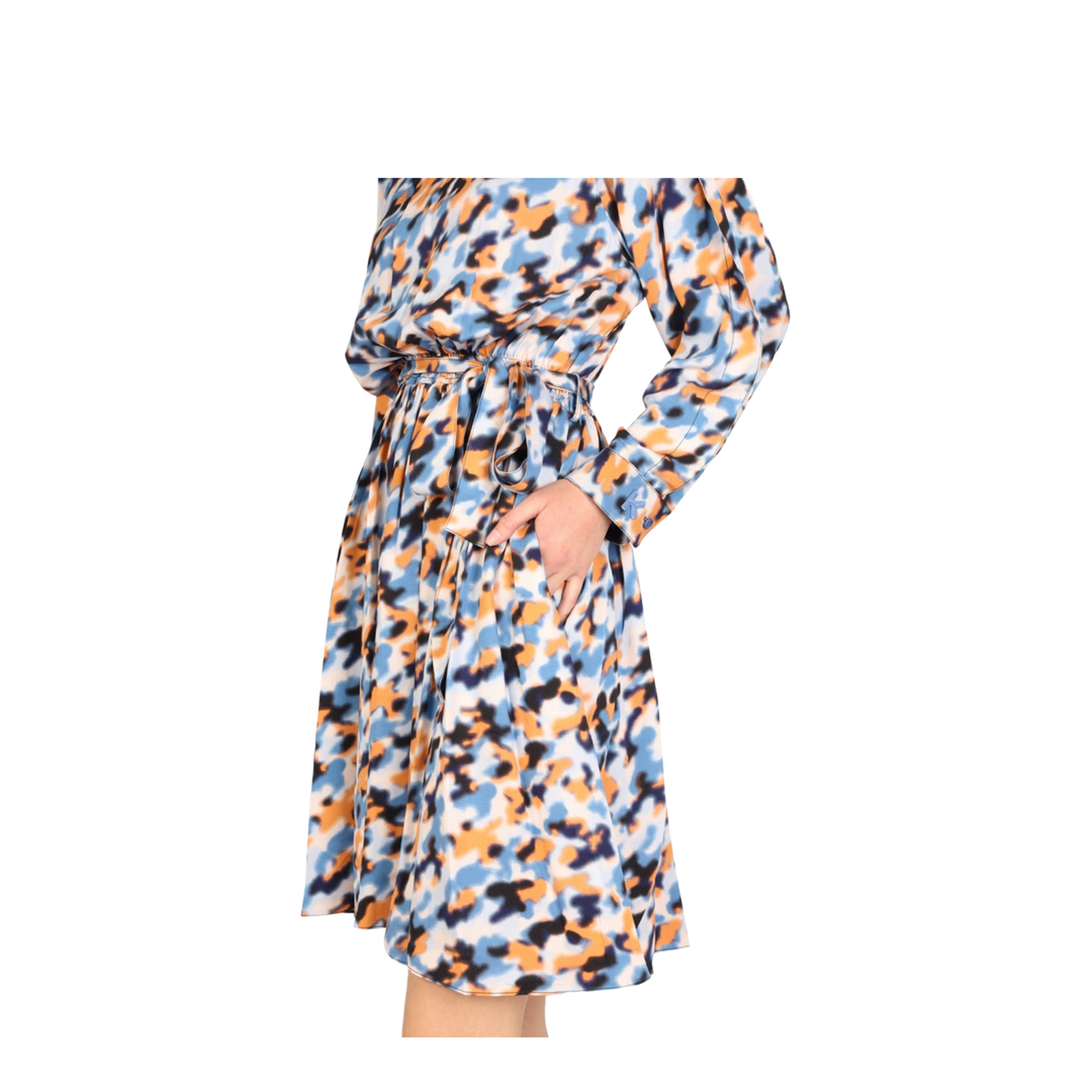 Blurred Flowers Dress - Image 3