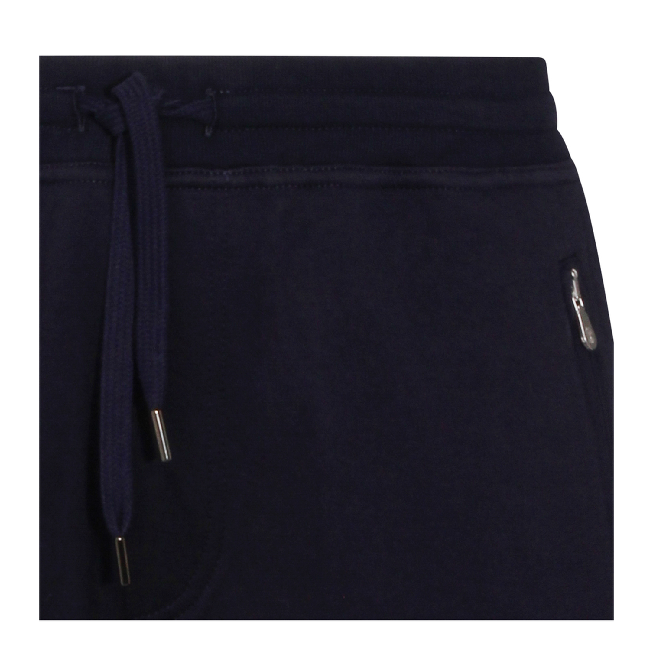 Techno Cotton Fleece Bermuda Shorts Black - Image 5