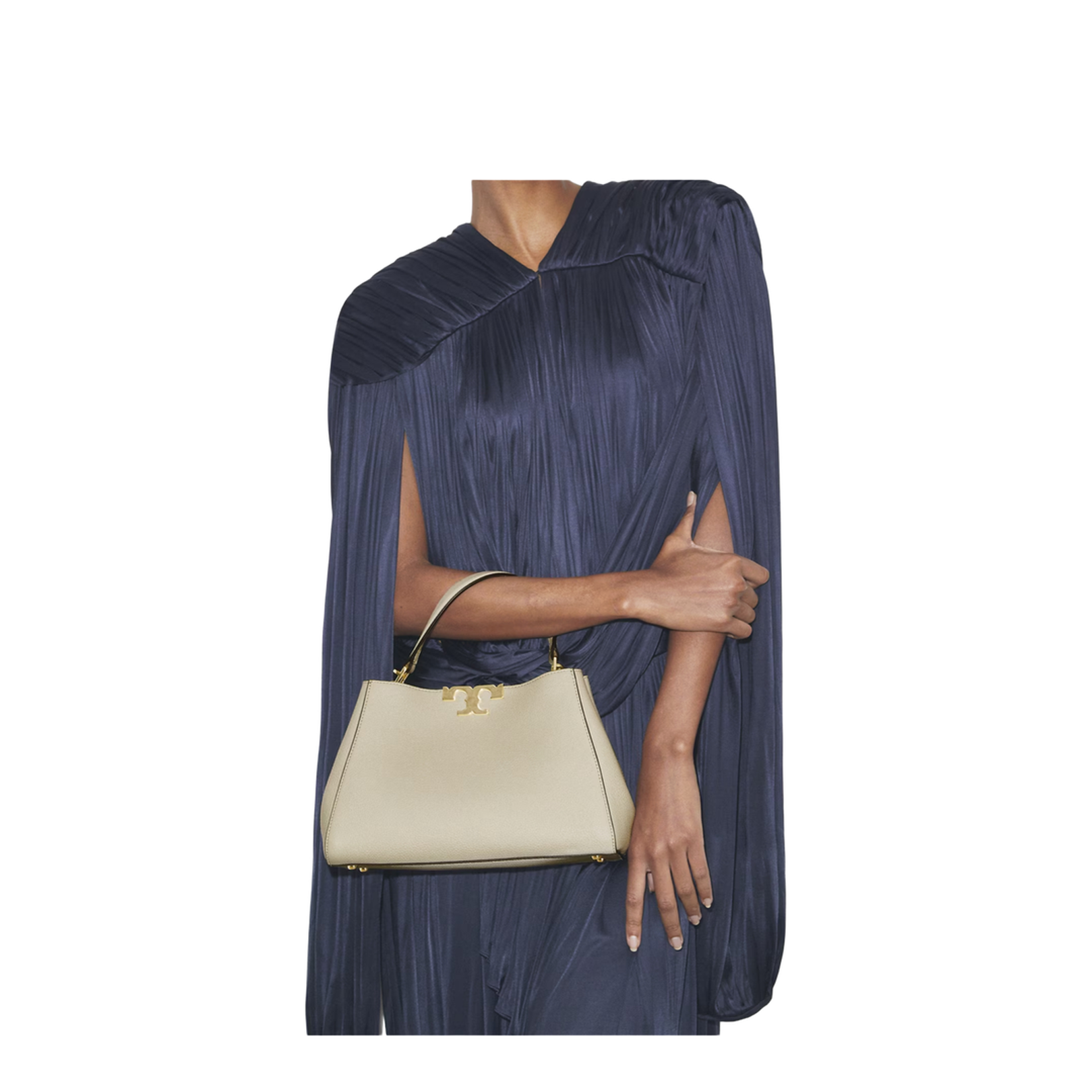 Eleanor Pebble Satchel Light Stone - Image 4