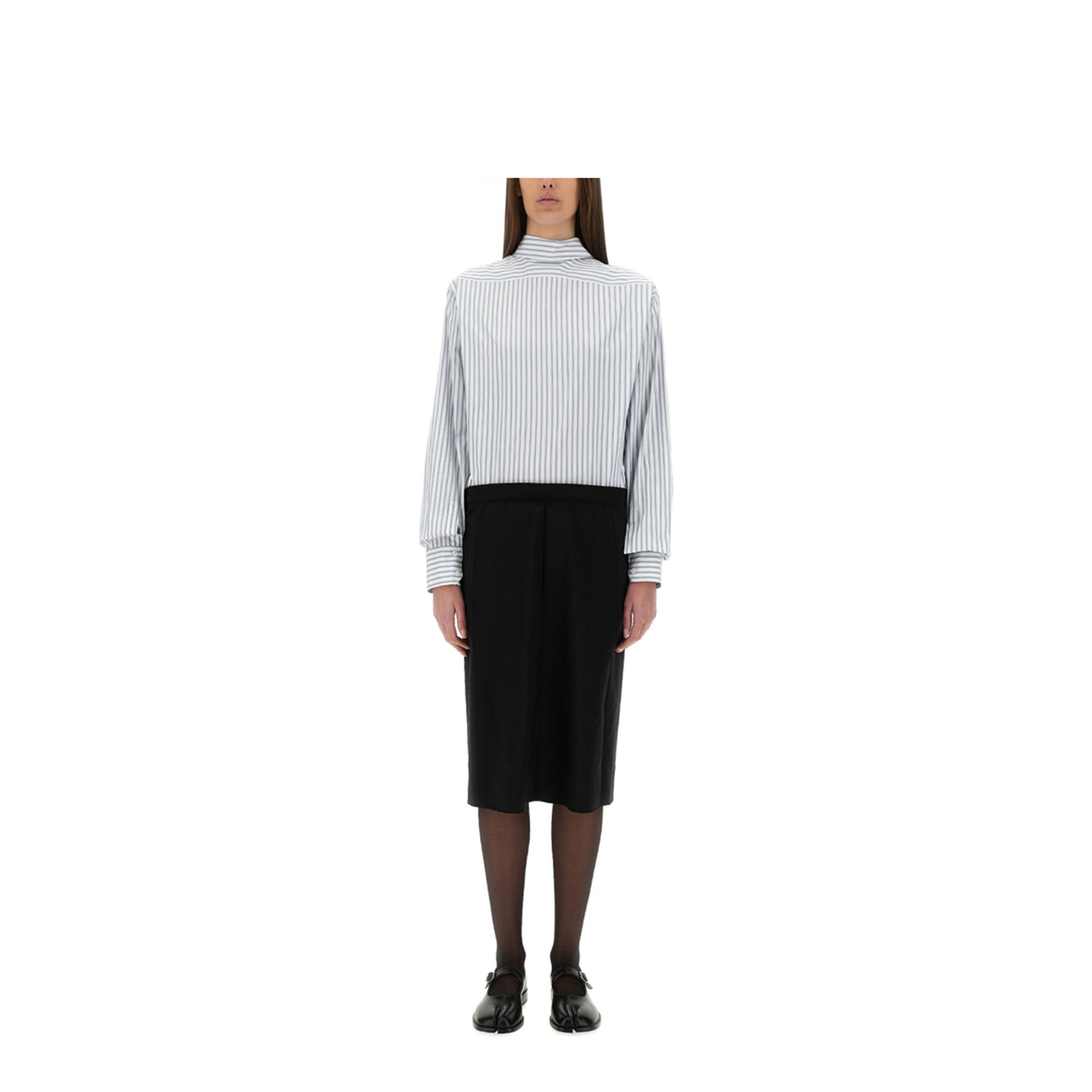 Inverted Striped Dress-Shirt - Image 1