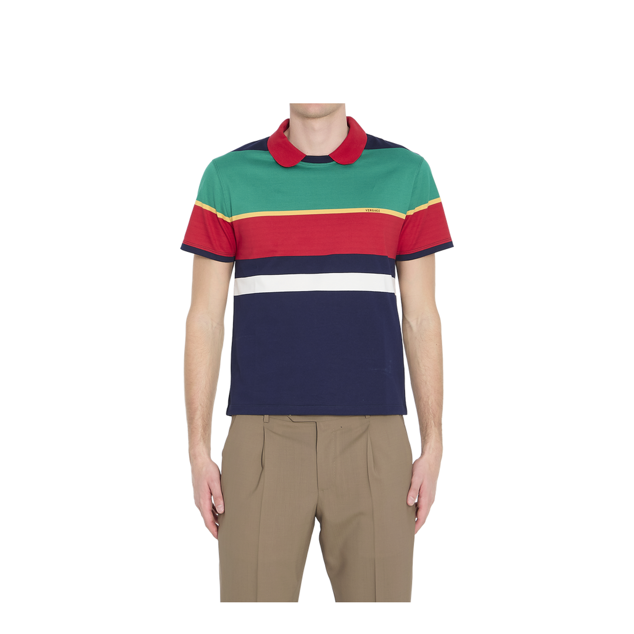 Striped Cotton T-Shirt - Image 1