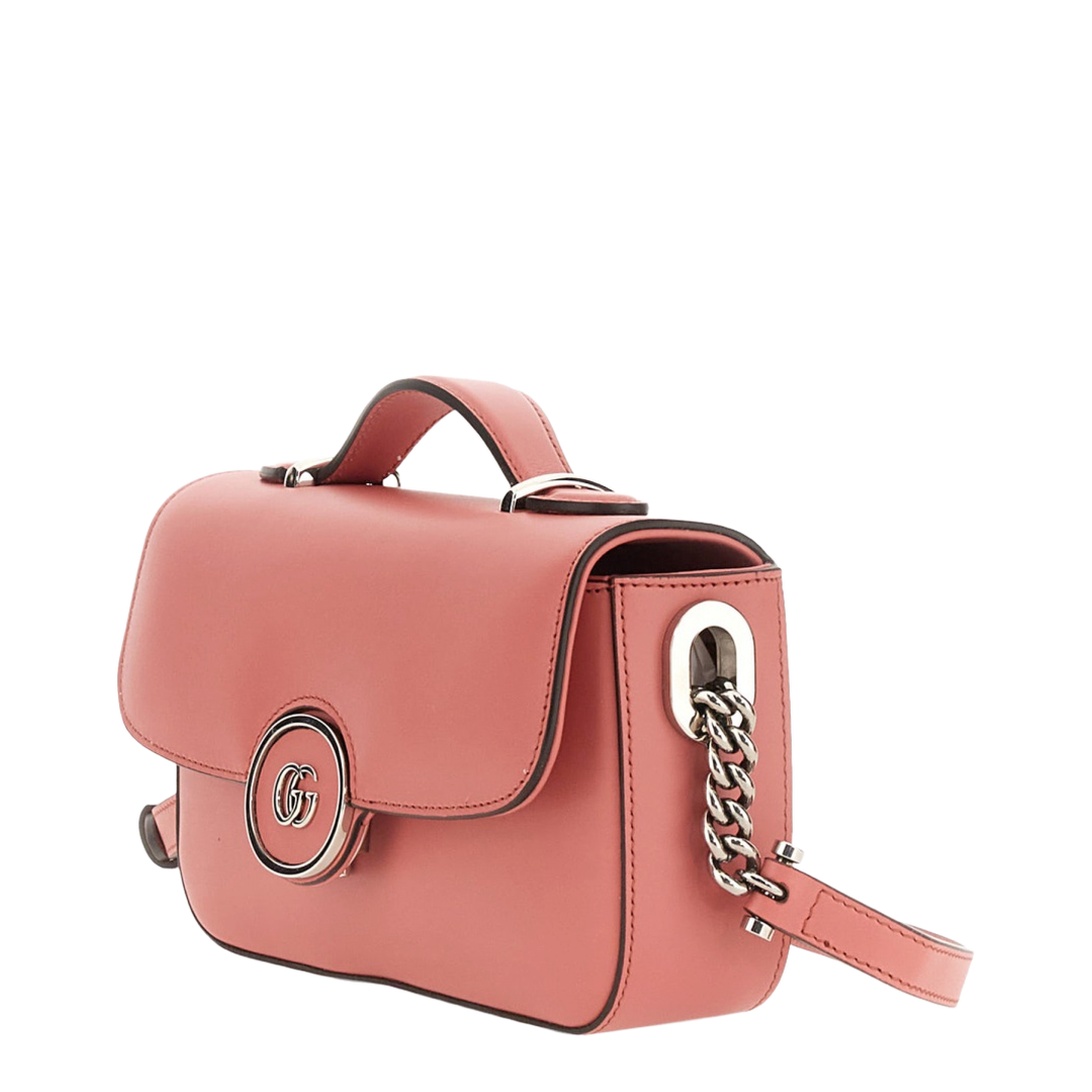 GG Milano Small Leather Crossbody Bags - Coral - Image 3