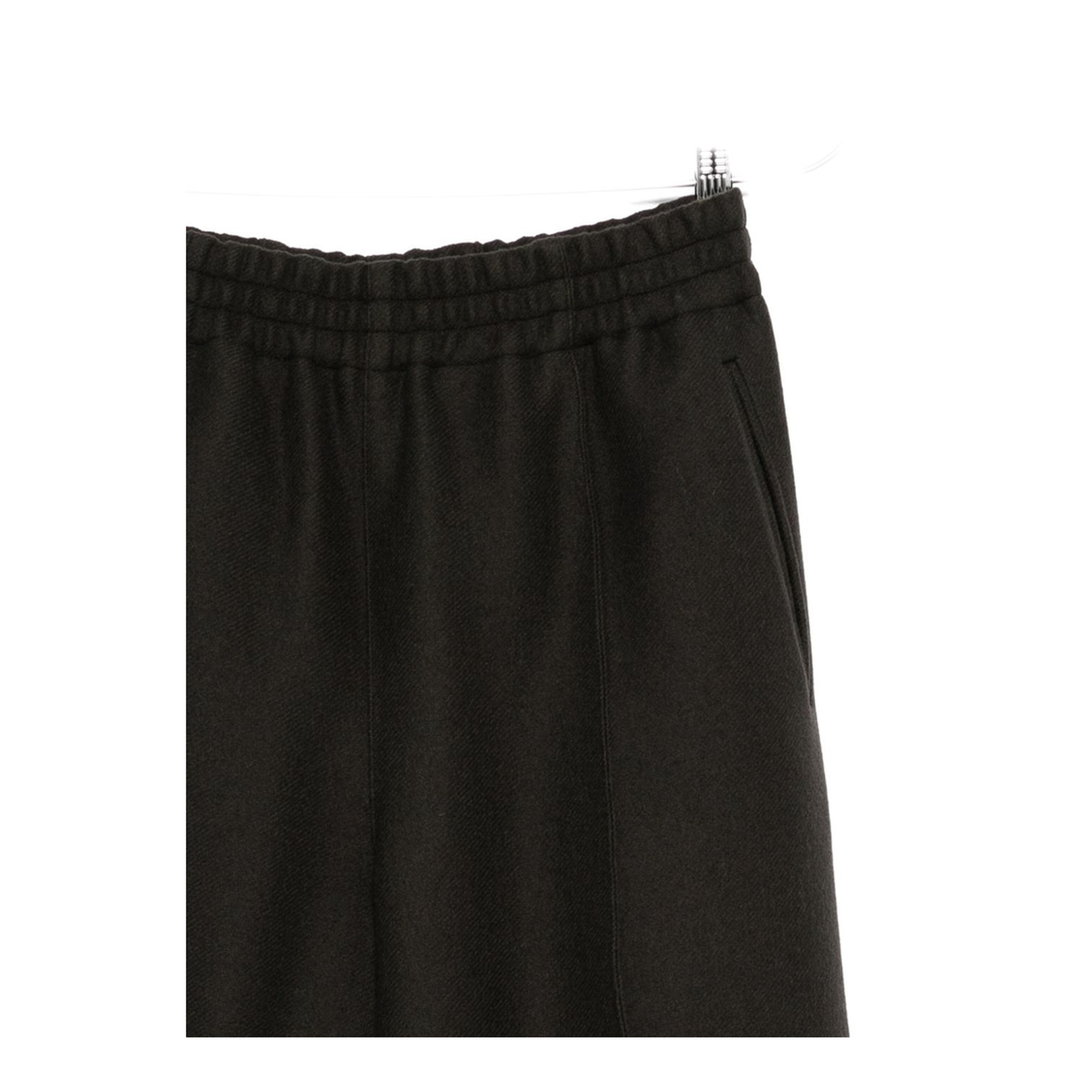 Wool Wide-Leg Trousers - Image 2