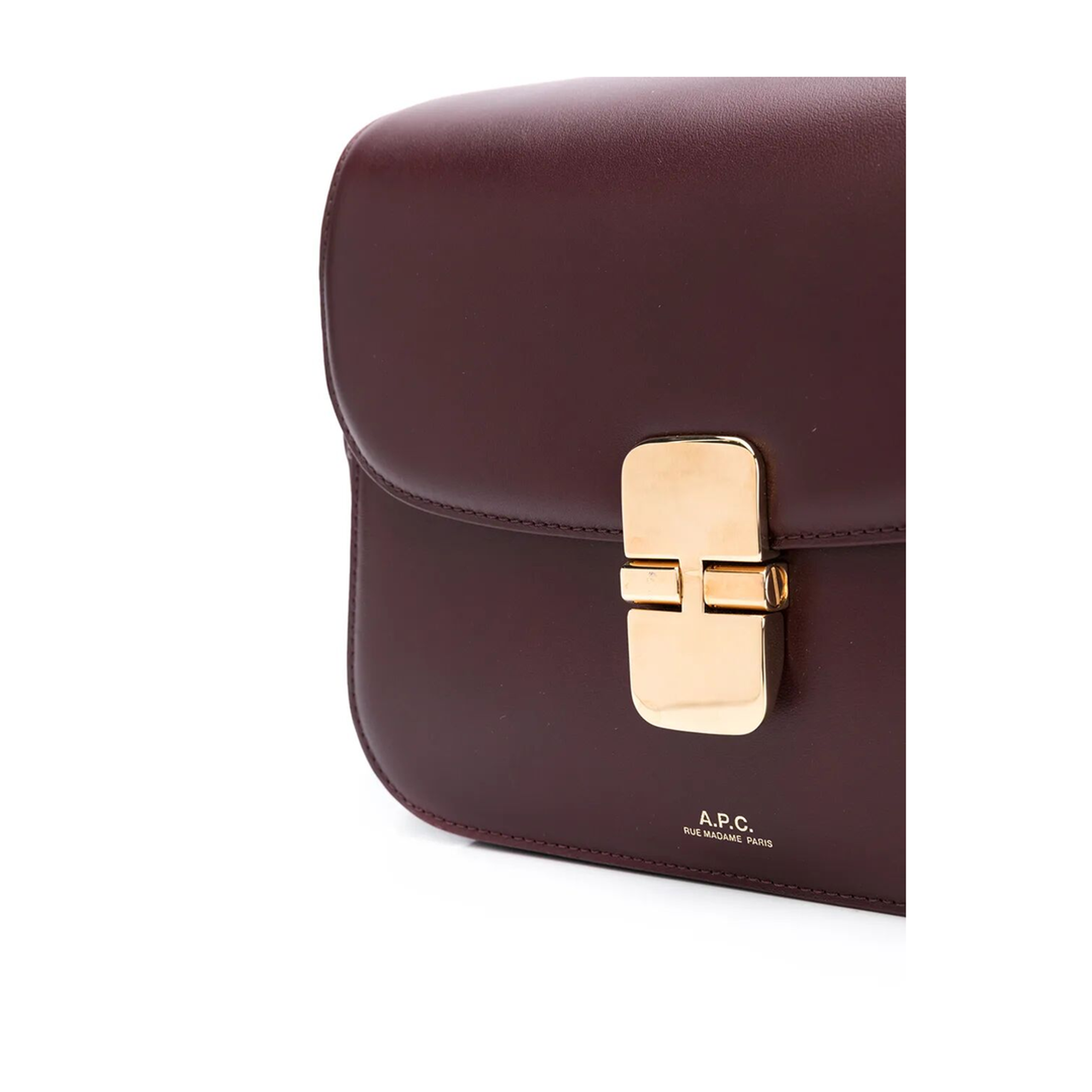 Grace Small Calfskin Crossbody - Brown - Image 9
