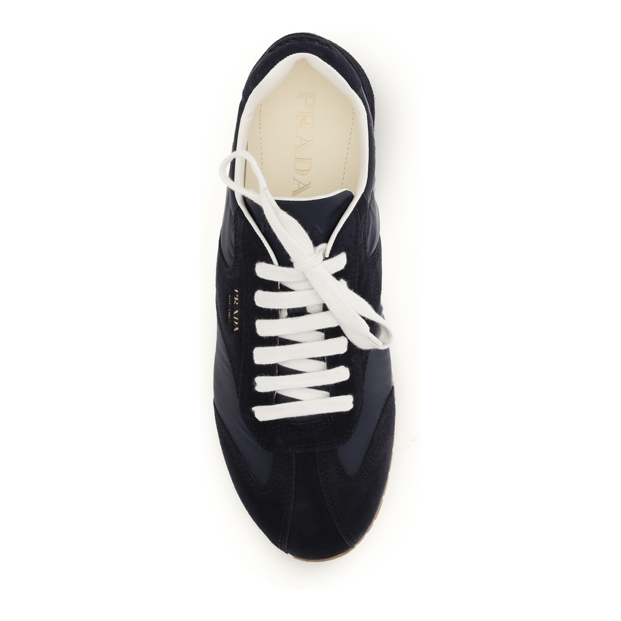 Suede and Fabric Sneakers - Image 4