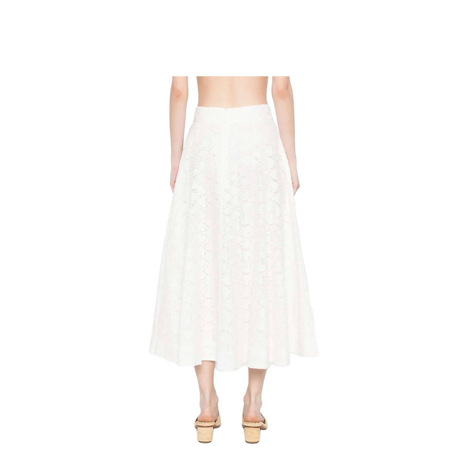 White Linen Skirt - Image 5