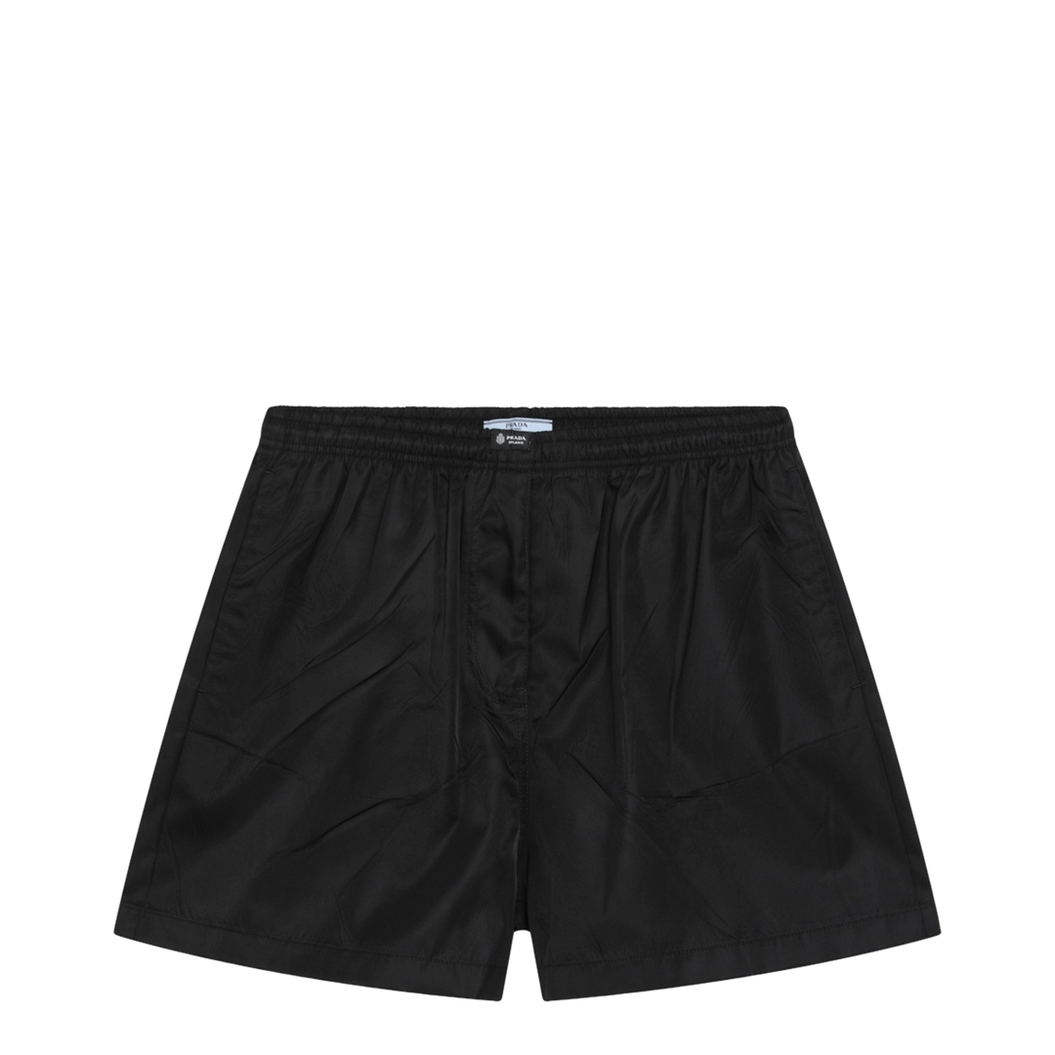 Black Re-Nylon Shorts - Image 1