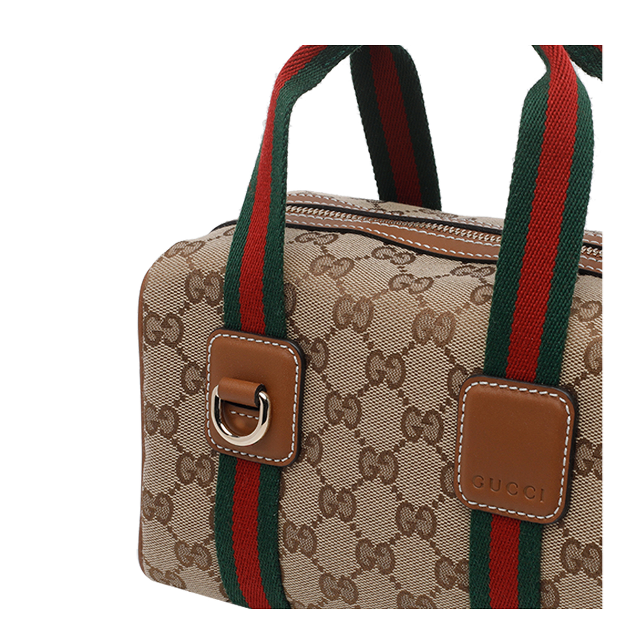 GG Supreme Mini Canvas Top Handle Bag - Beige - Image 4