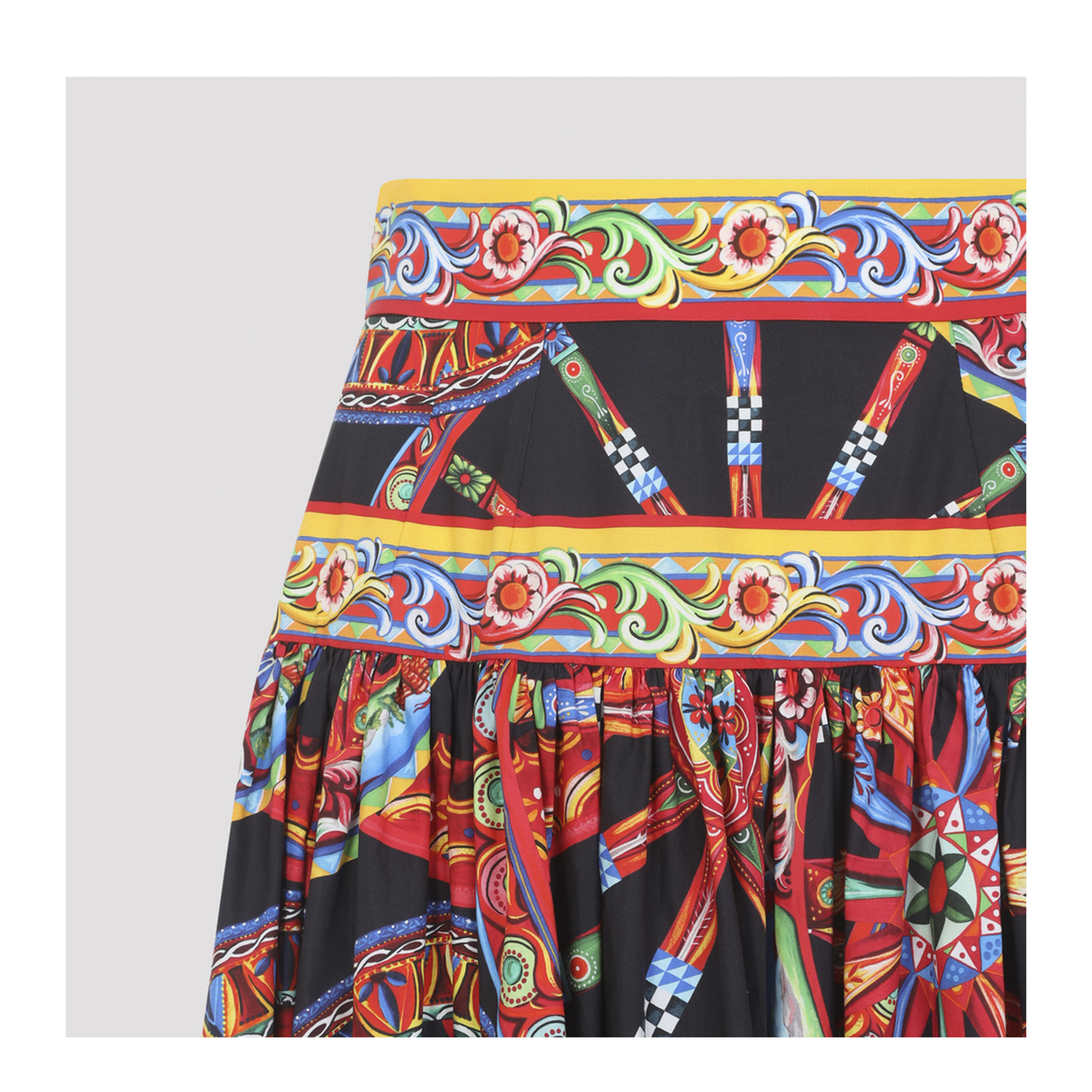 Popeline Midi Carretto Skirt - Image 5