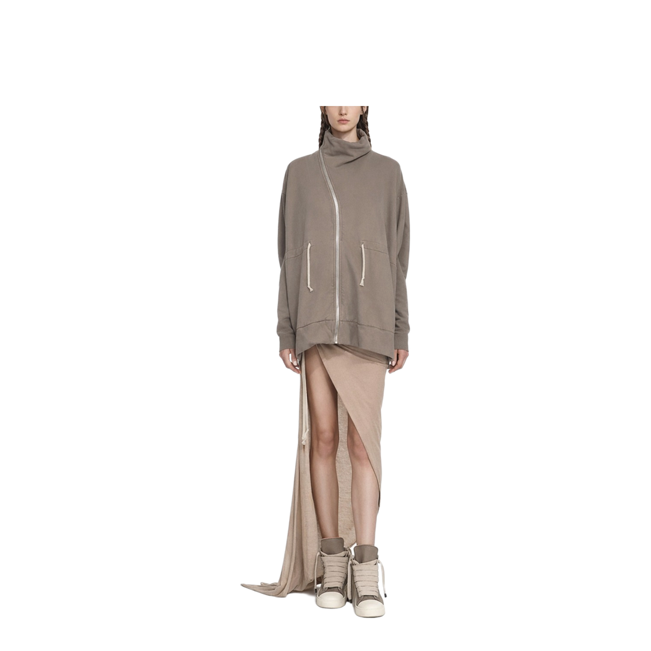 Long Skirt with Slit - Image 2