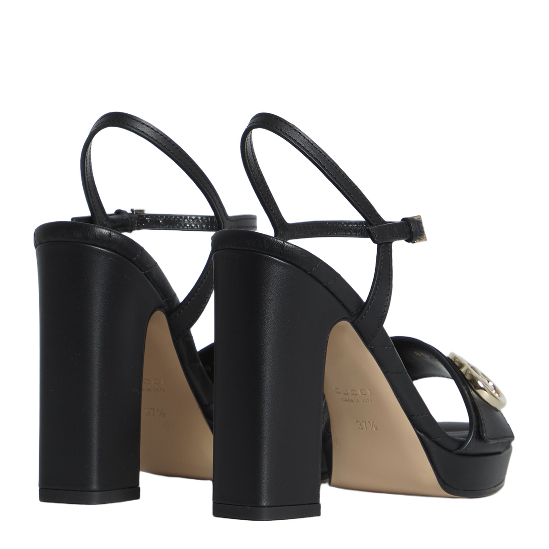 Sandals With Platform And Double G - Image 3