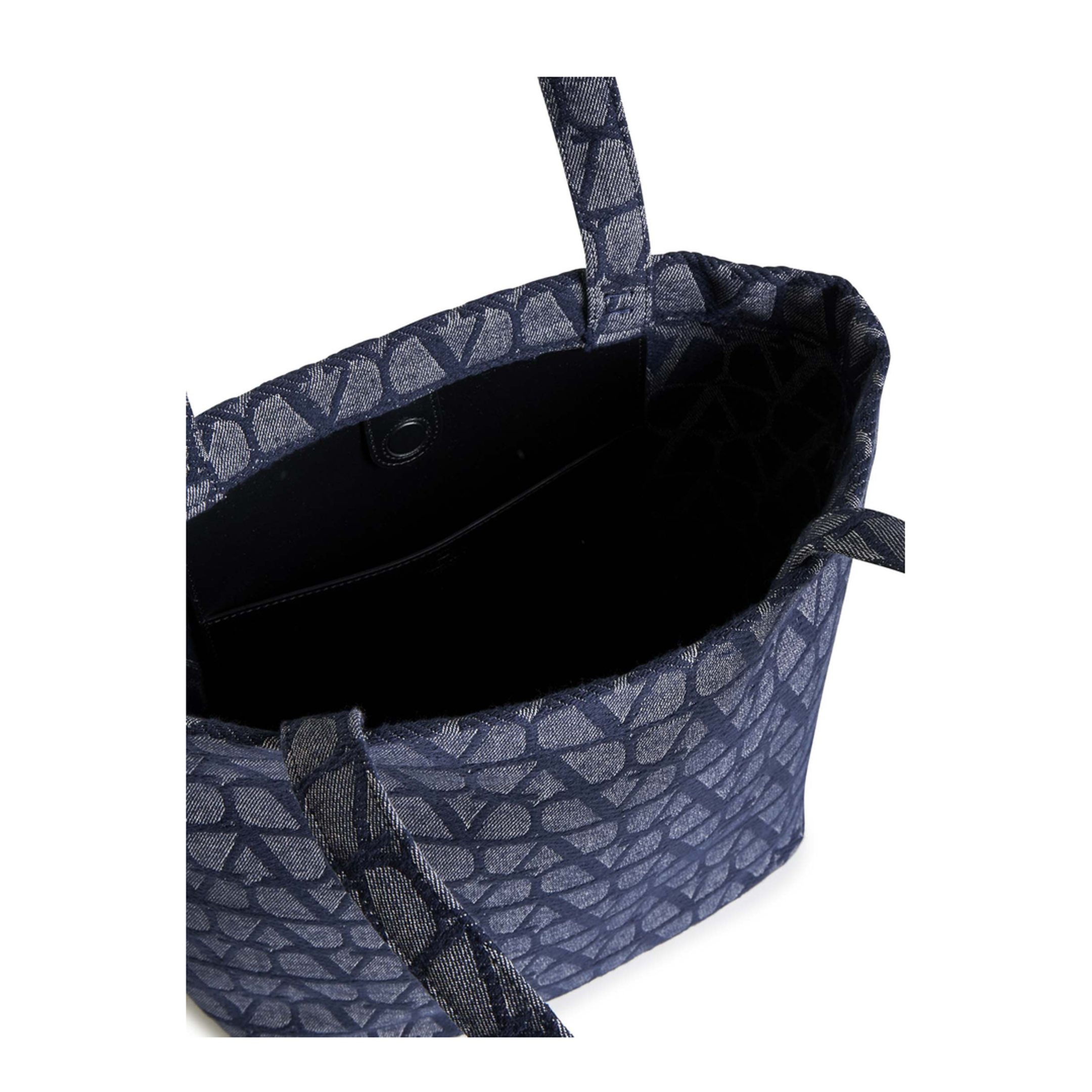 Blue Cotton Tote Bag - Image 4