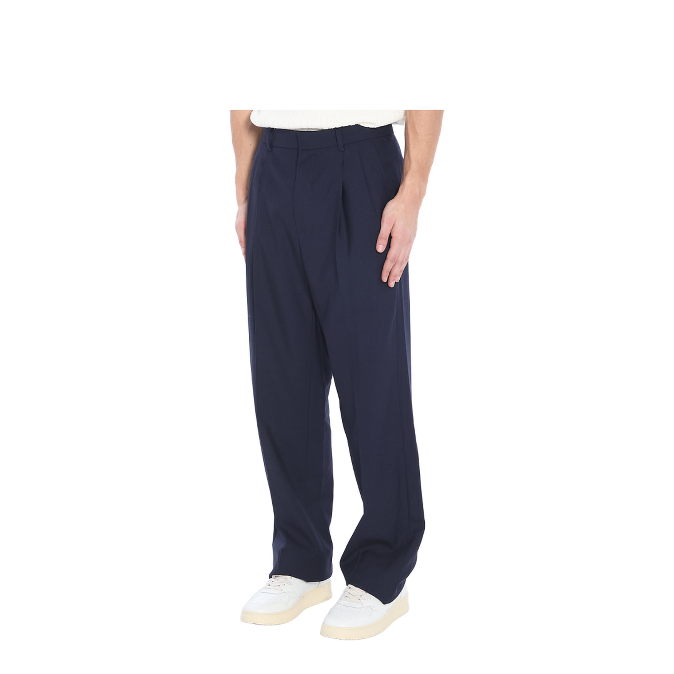 Tailored Trousers with Front Pleats - Image 2
