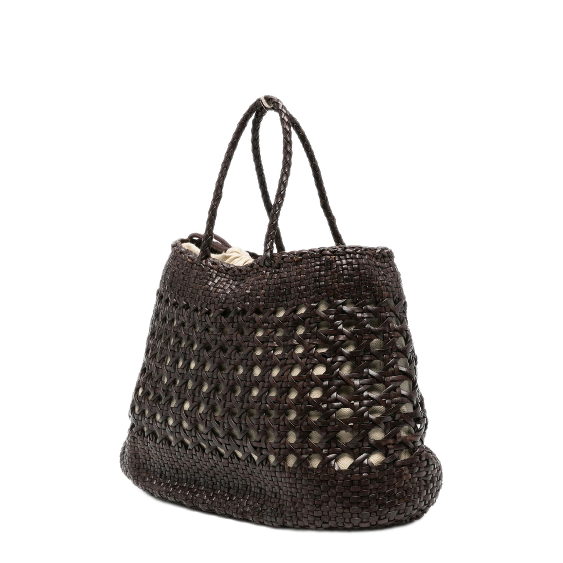 Calf Leather Tote - Dark Brown - Image 2