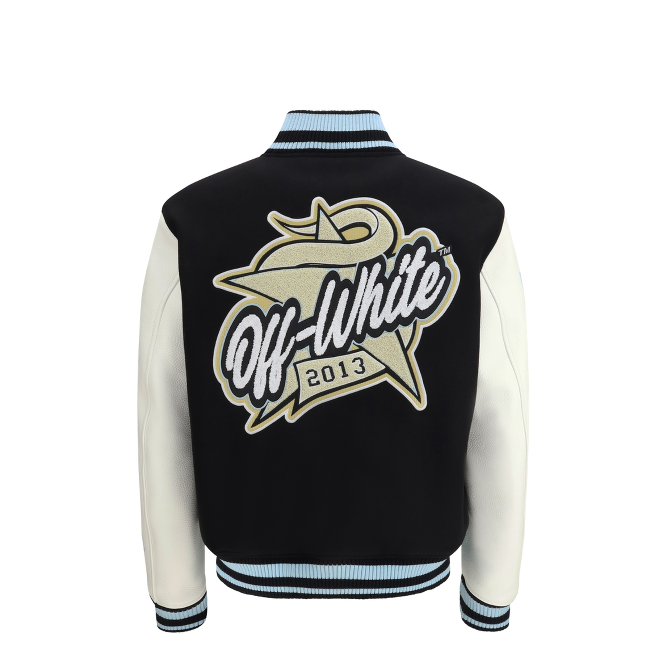 Star-Logo Varsity Bomber Jacket - Image 2