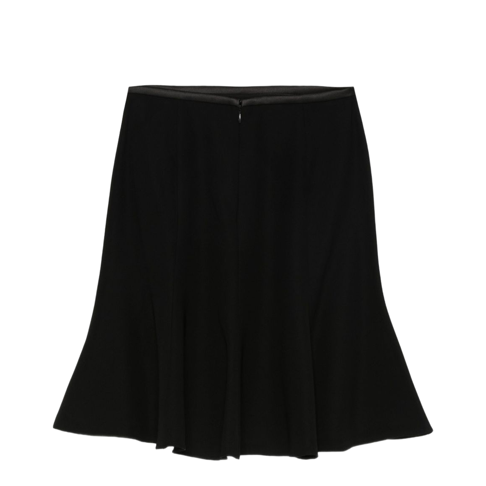 Flared Hem Skirt Black - Image 3