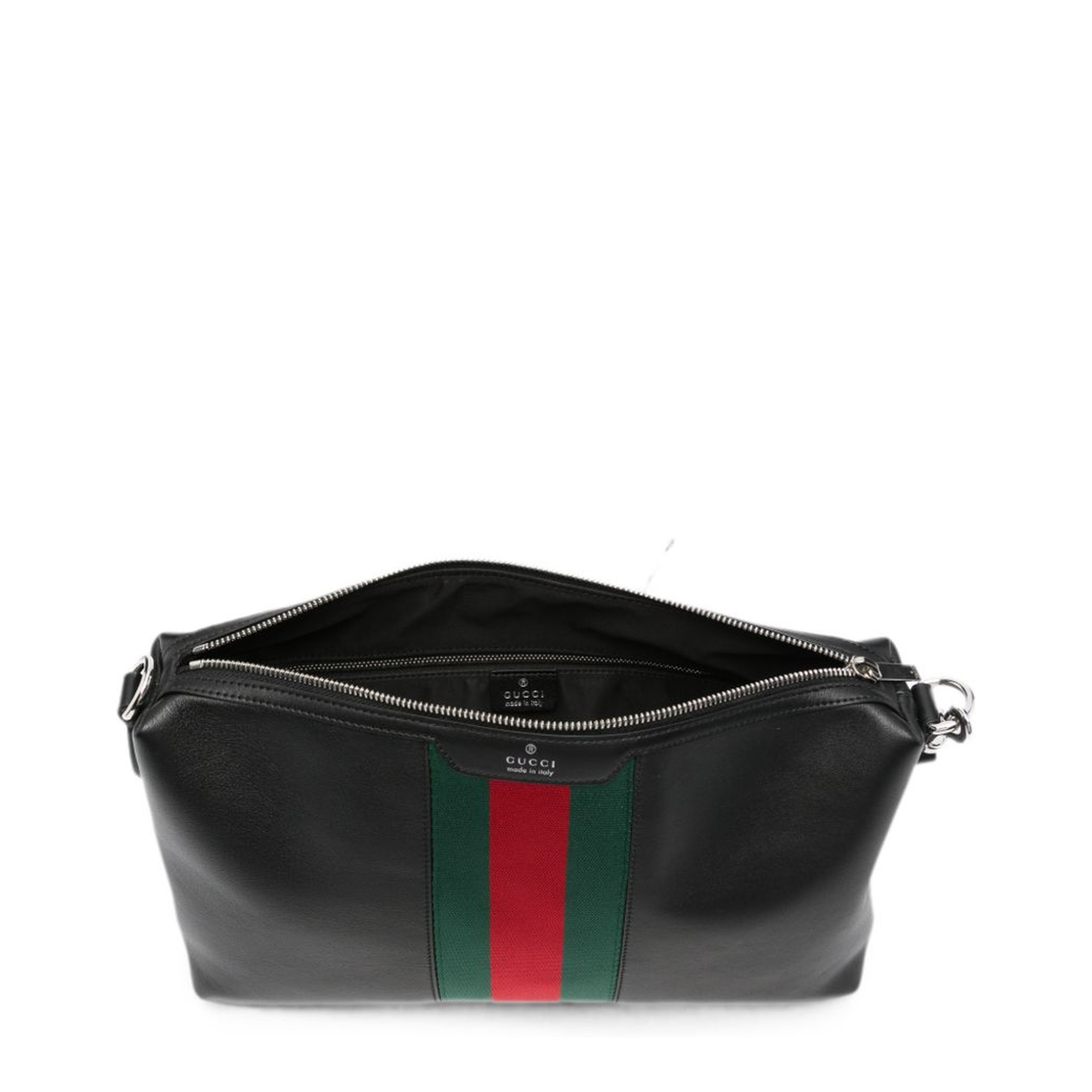 Mini Soft Leather Crossbody - Black - Image 4