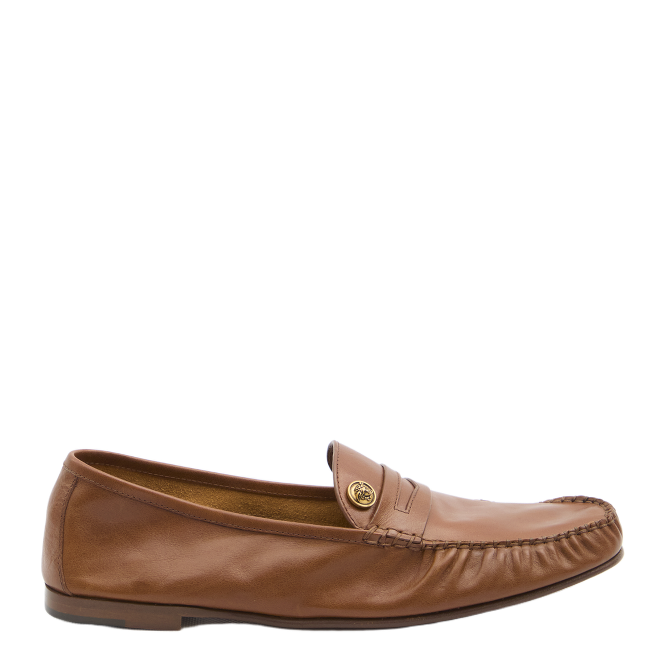 Medusa Leather Loafers - Image 1