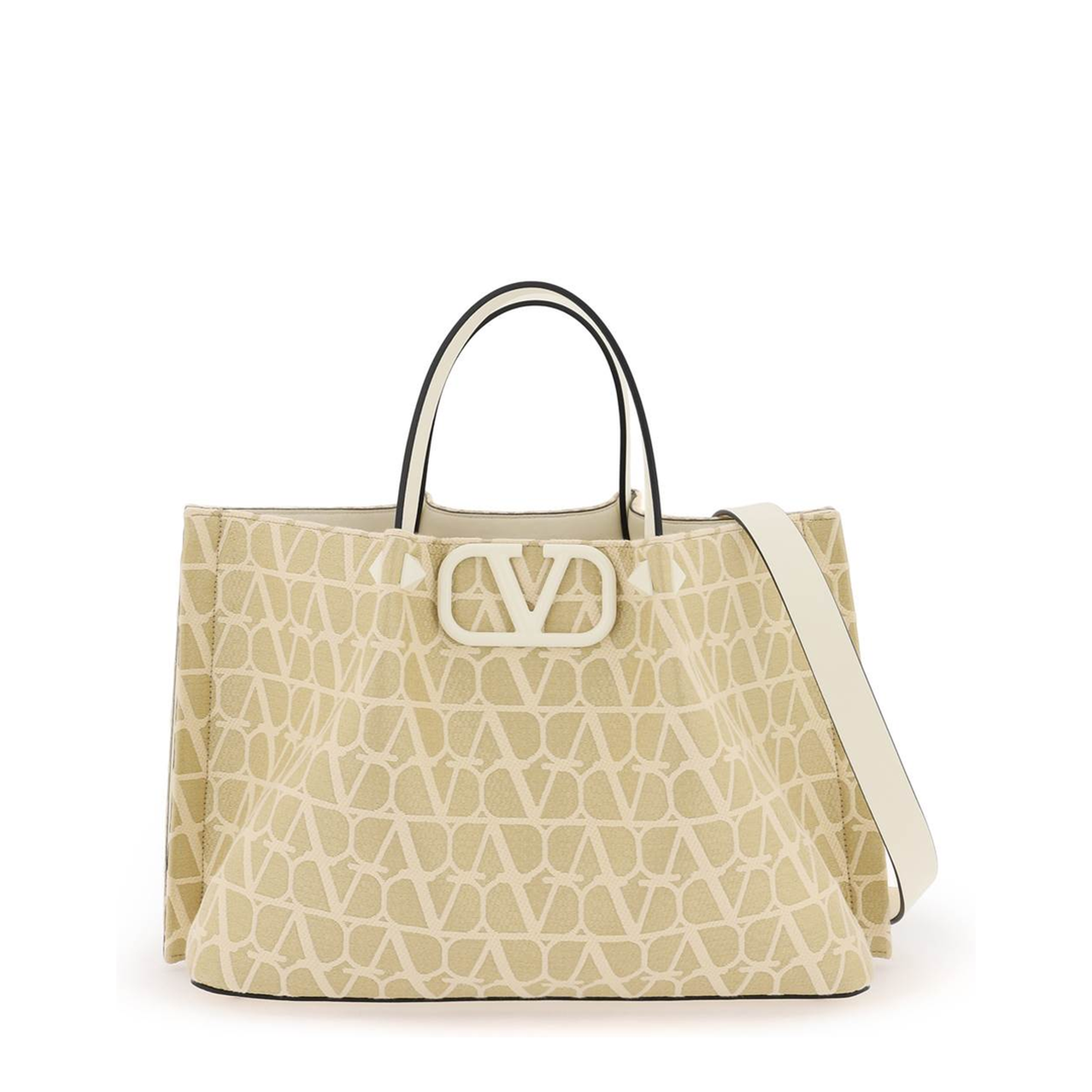 Toile Iconographe Raffia Tote Bag - Ecru - Image 1