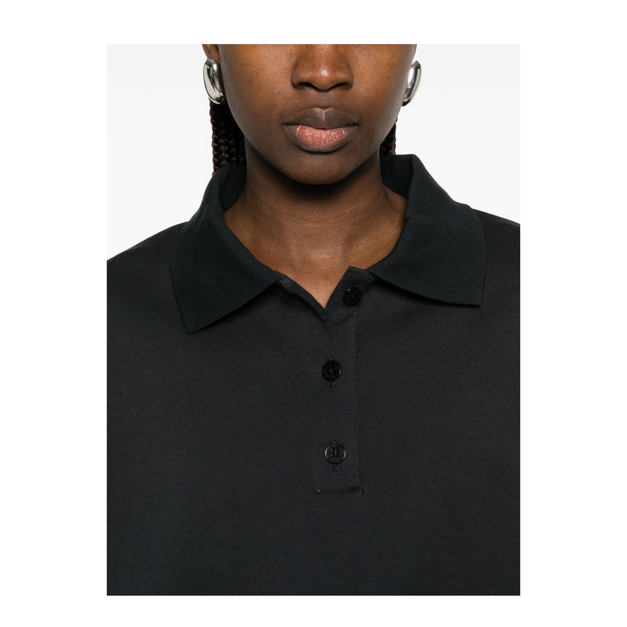 Midnight Blue Cotton Corzas Polo Shirt - Image 3