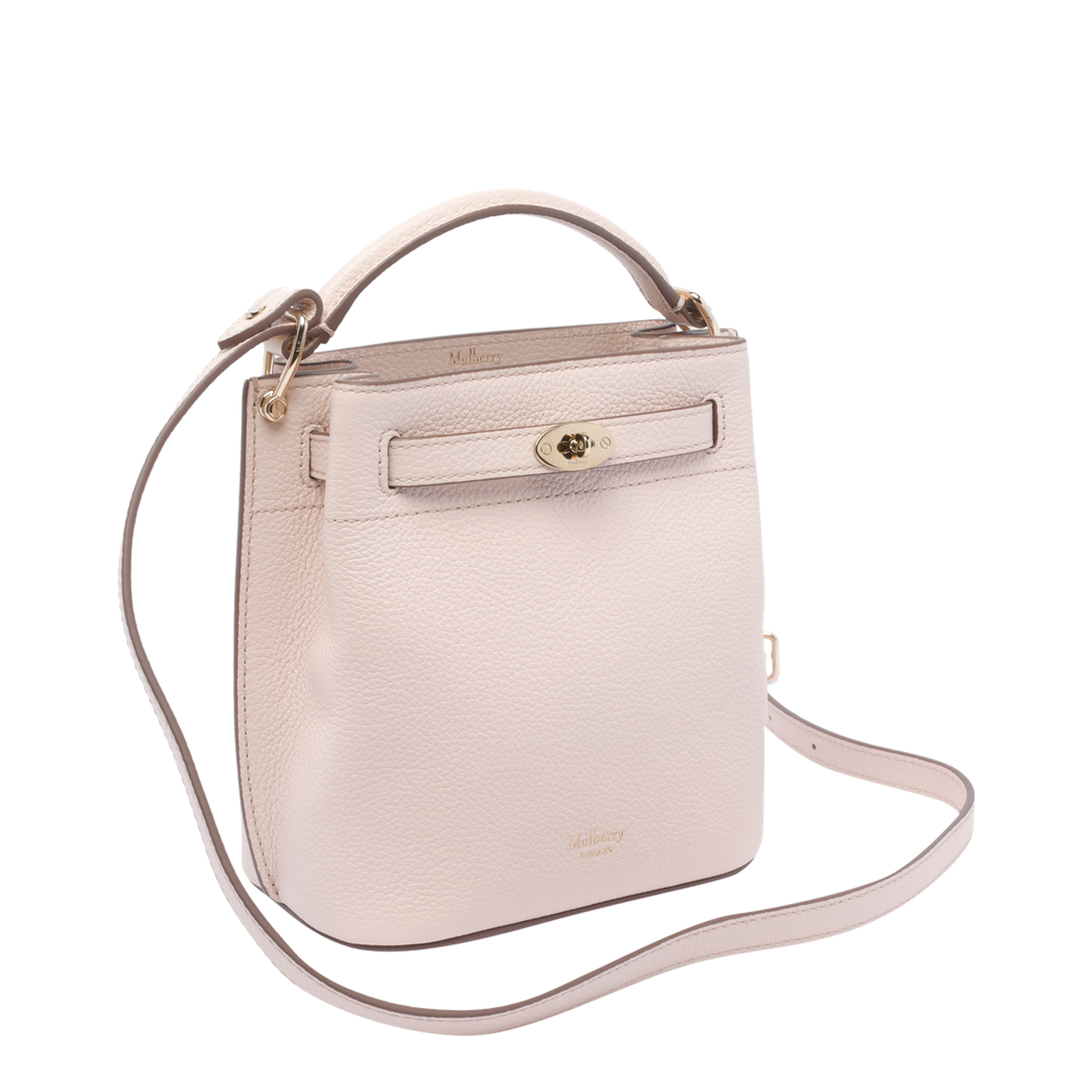 Leather Bucket Bag with Logo - Image 2