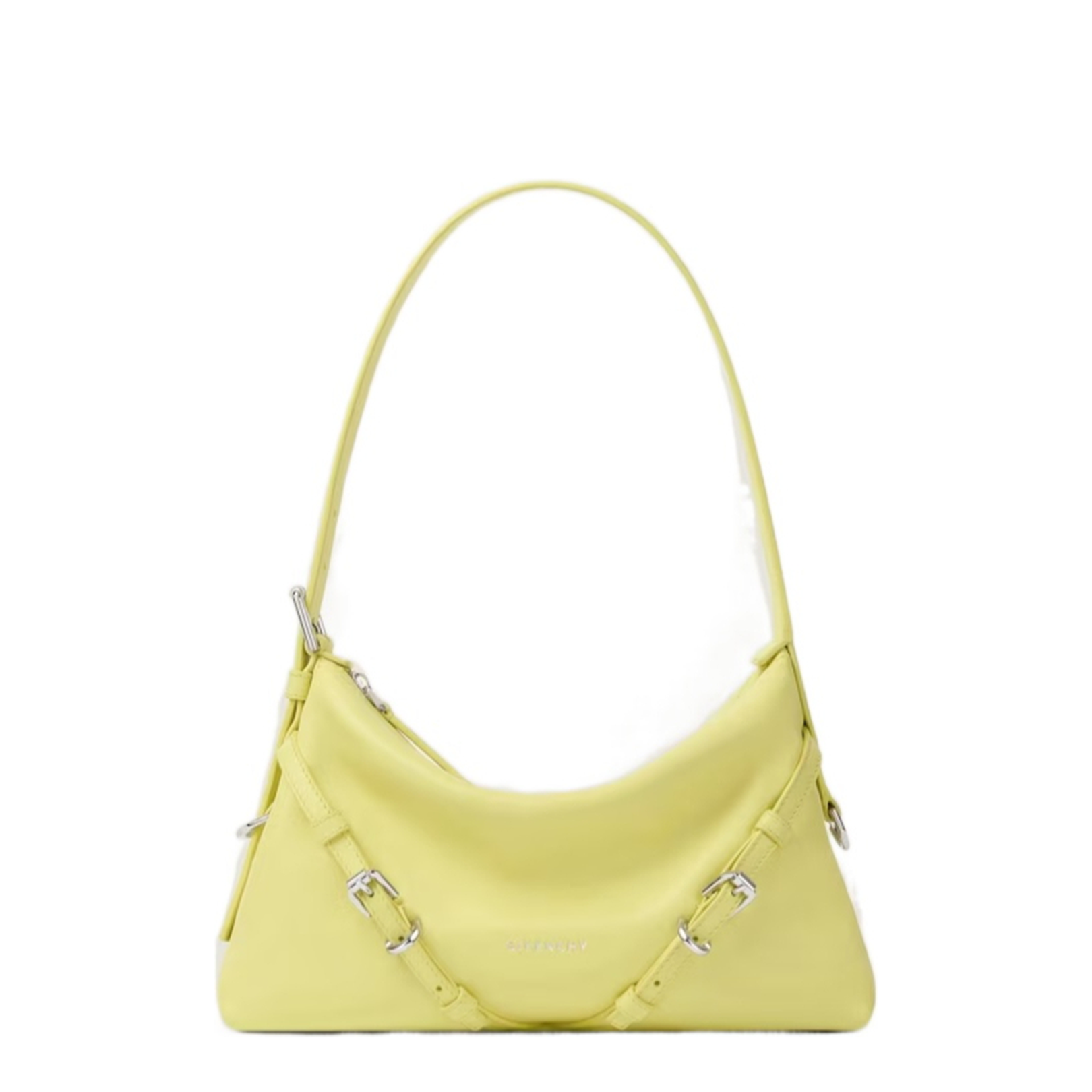 Mini Voyou Handbag Leather Yellow - Image 1