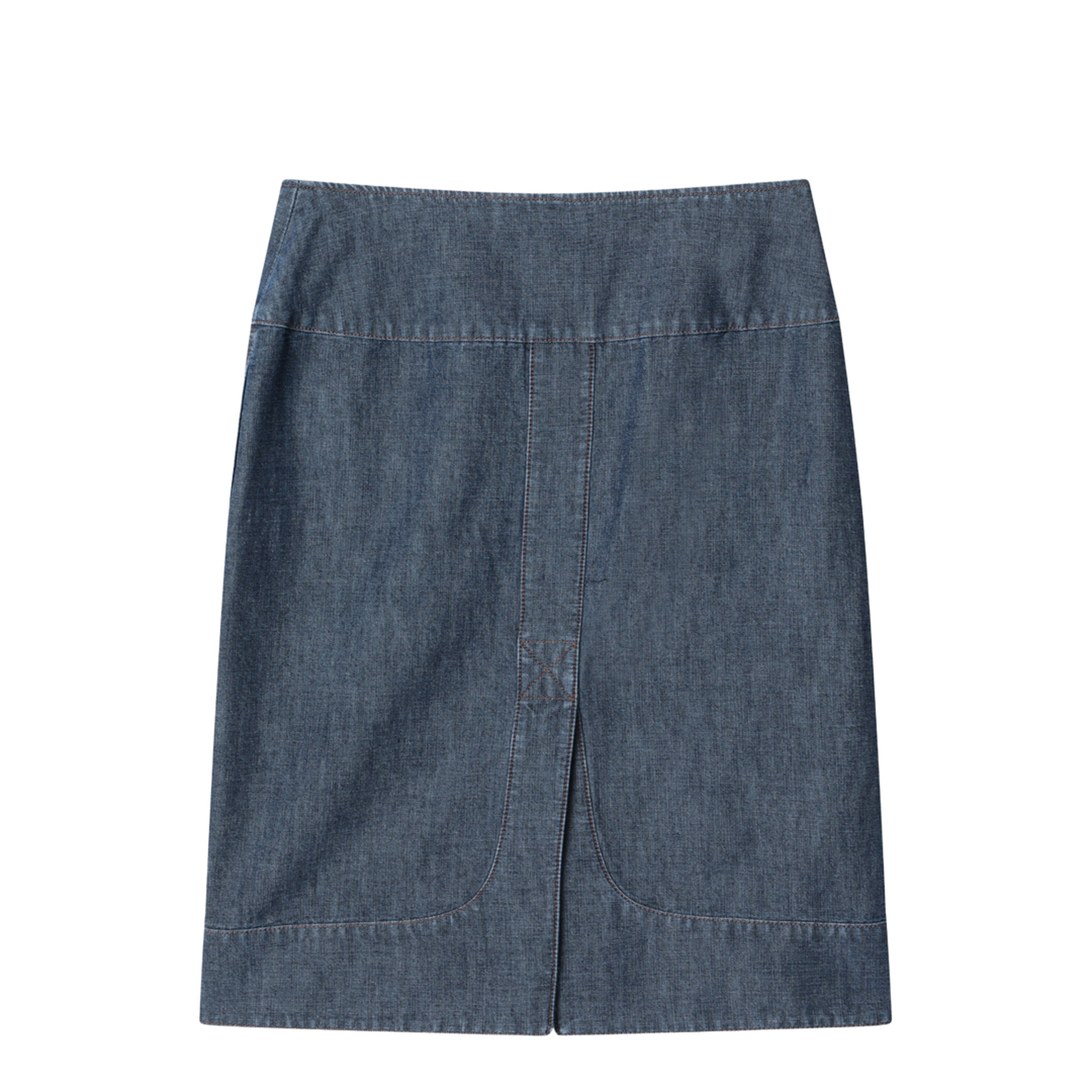 Denim Skirt Denim Blue - Image 2