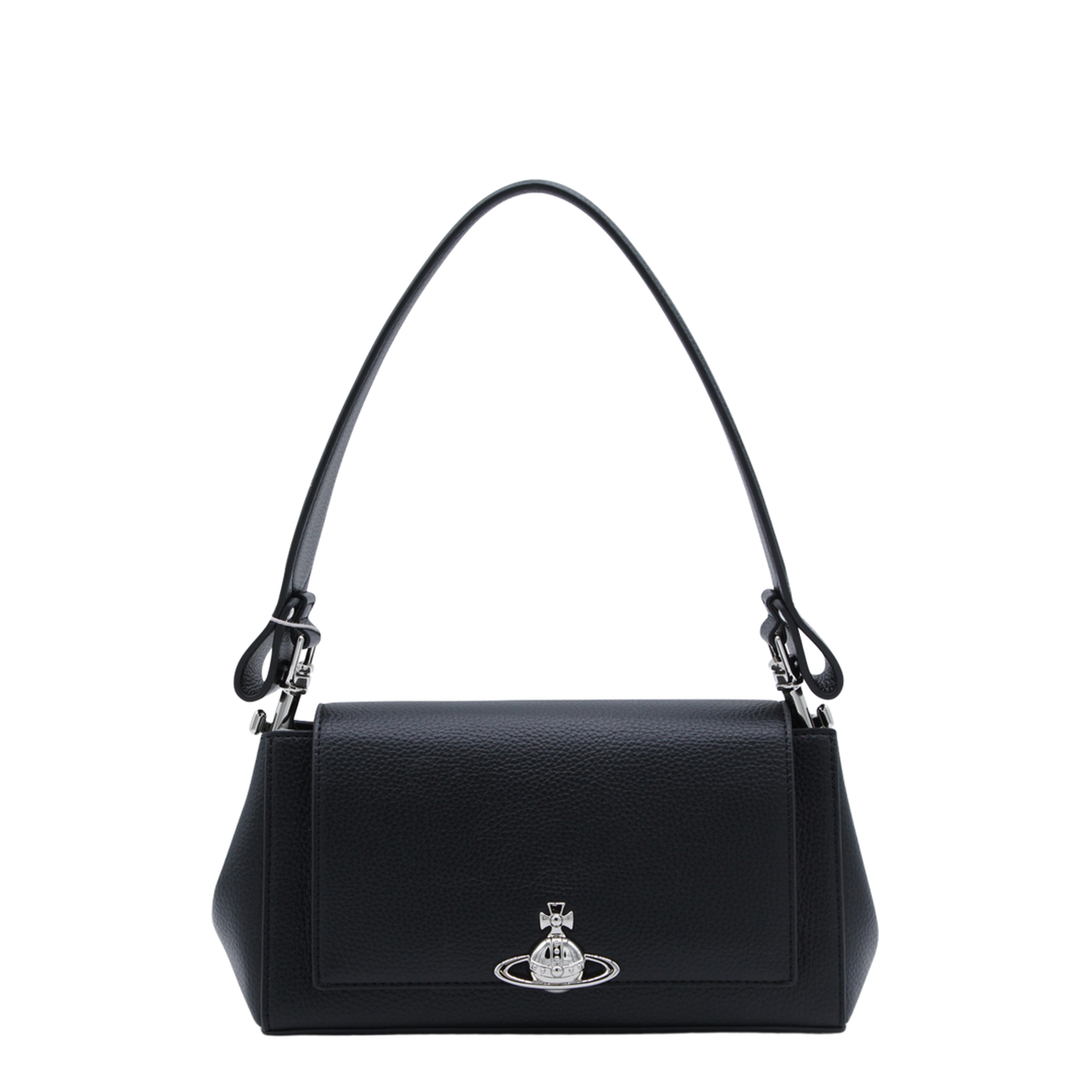 Hazel Grain Medium Shoulder Bag - Black - Image 1