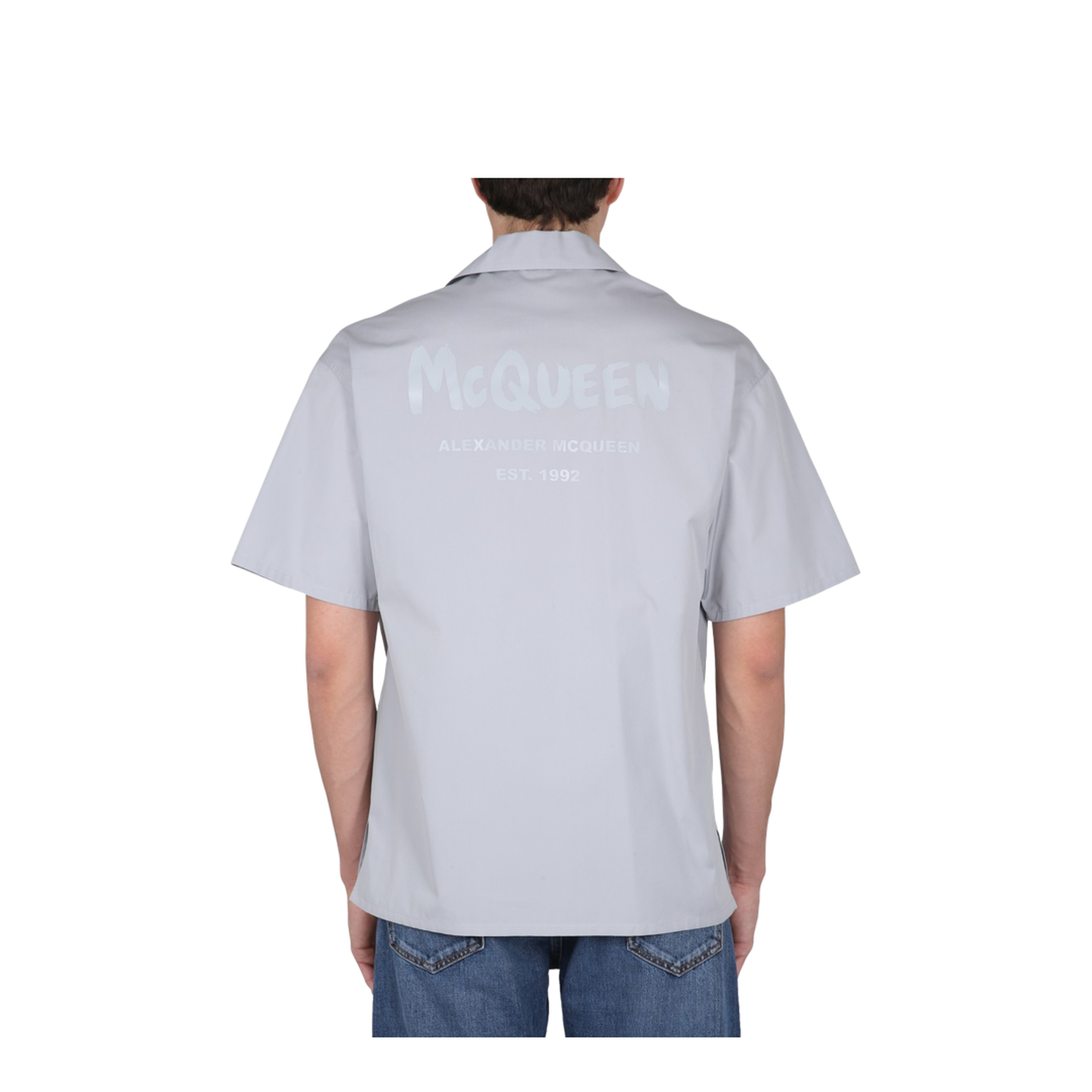 Grey Poplin Shirt - Image 3