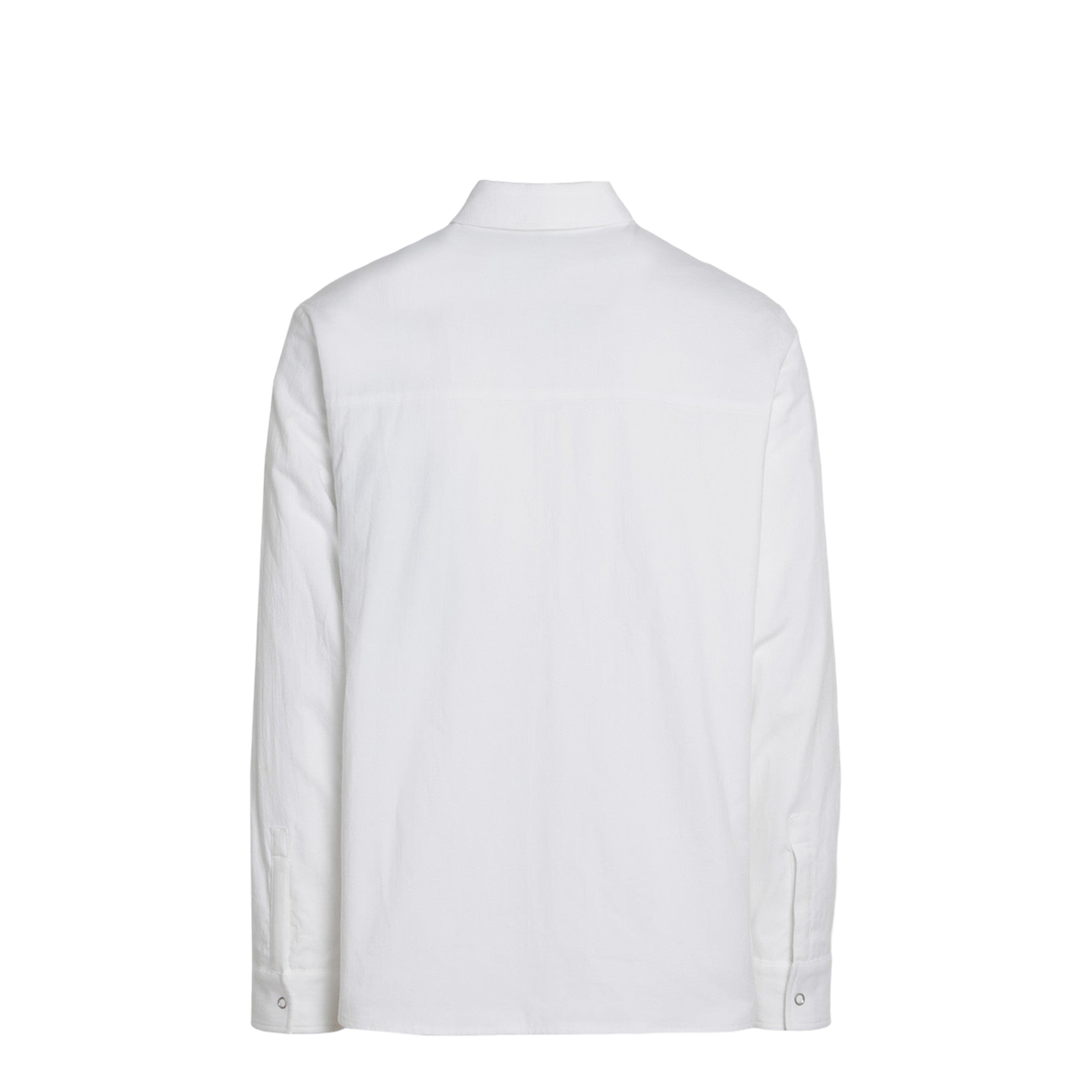 White Shirt with Classic Collar - Image 2