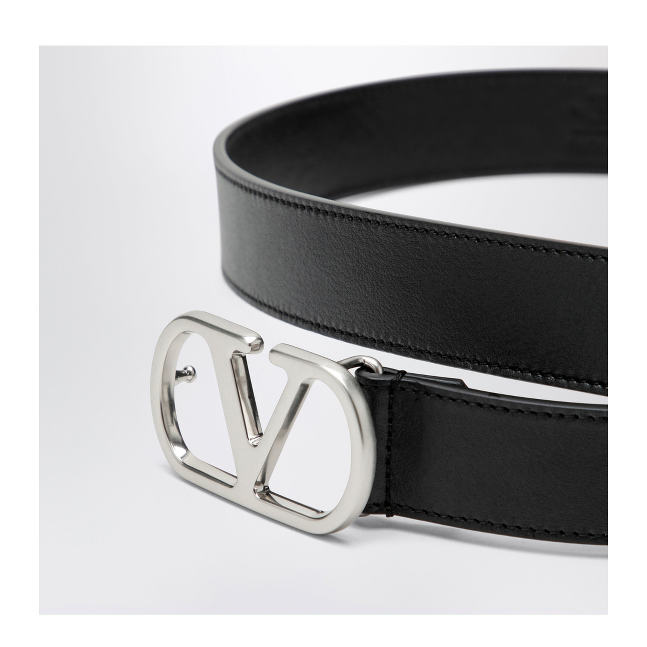 Black VLogo Signature Belt - Image 2